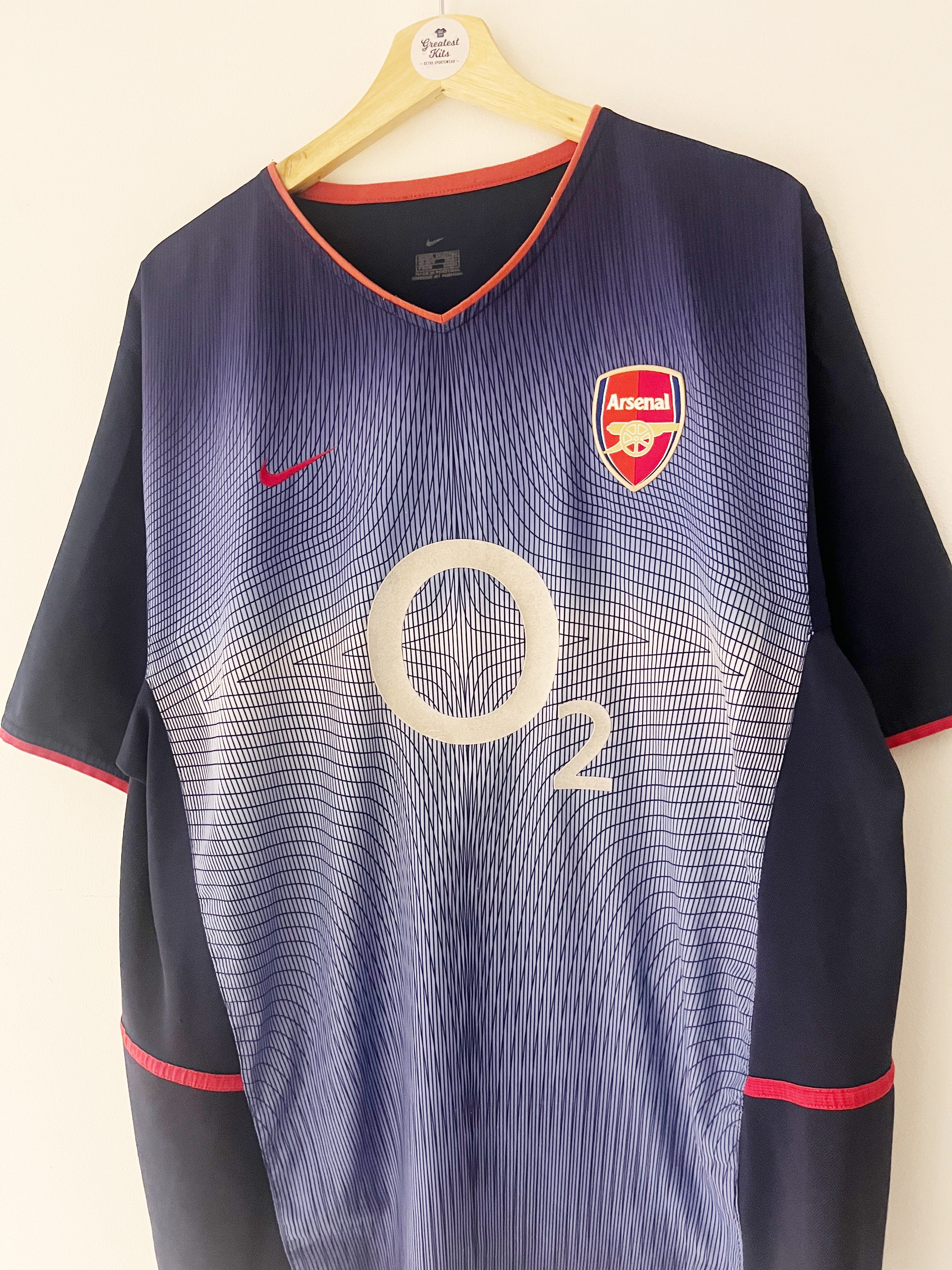 2002/04 Arsenal Away Shirt (XL) 9/10