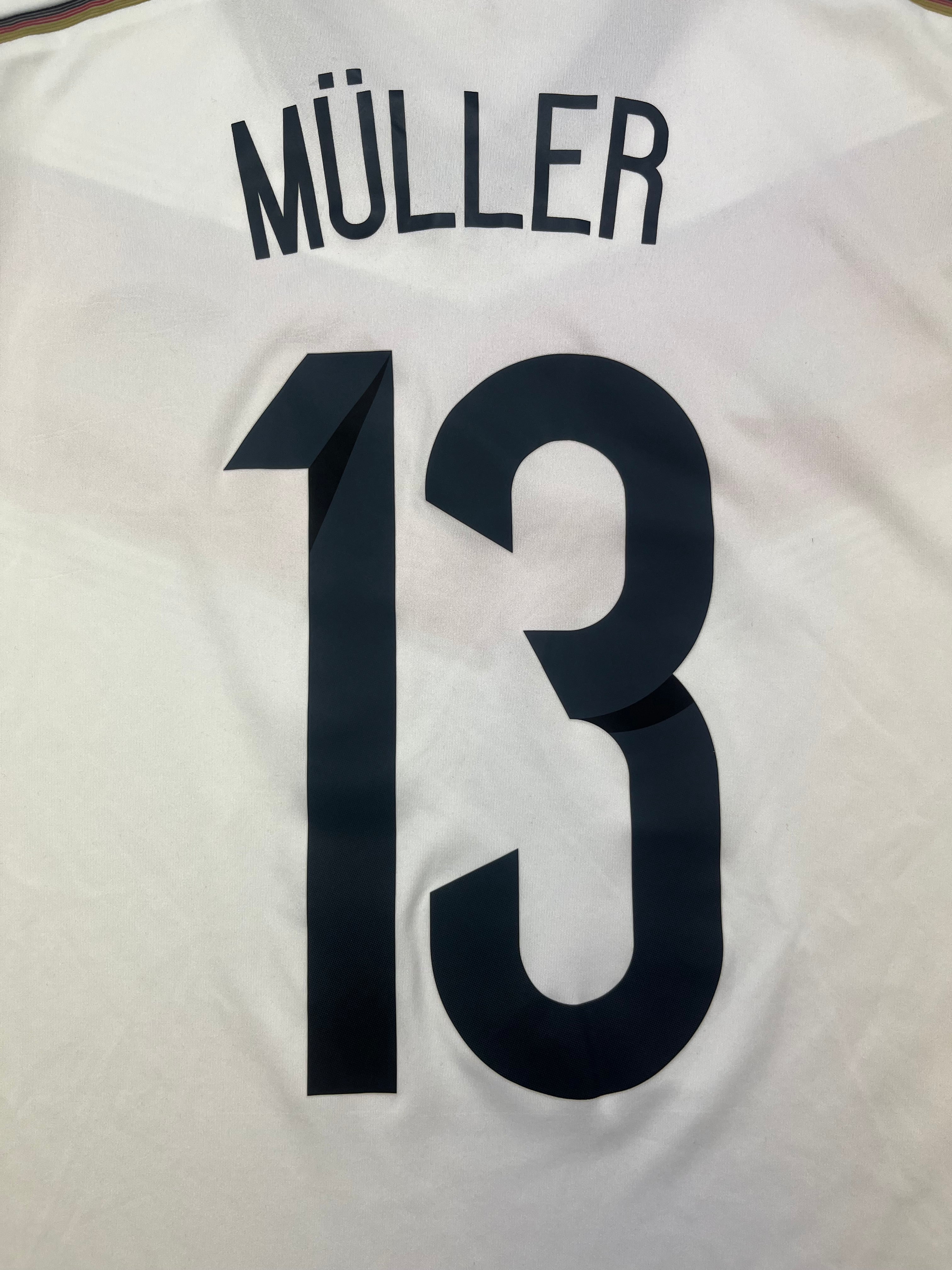 2014/15 Germany Home Shirt Muller #13 (XXL) 9/10