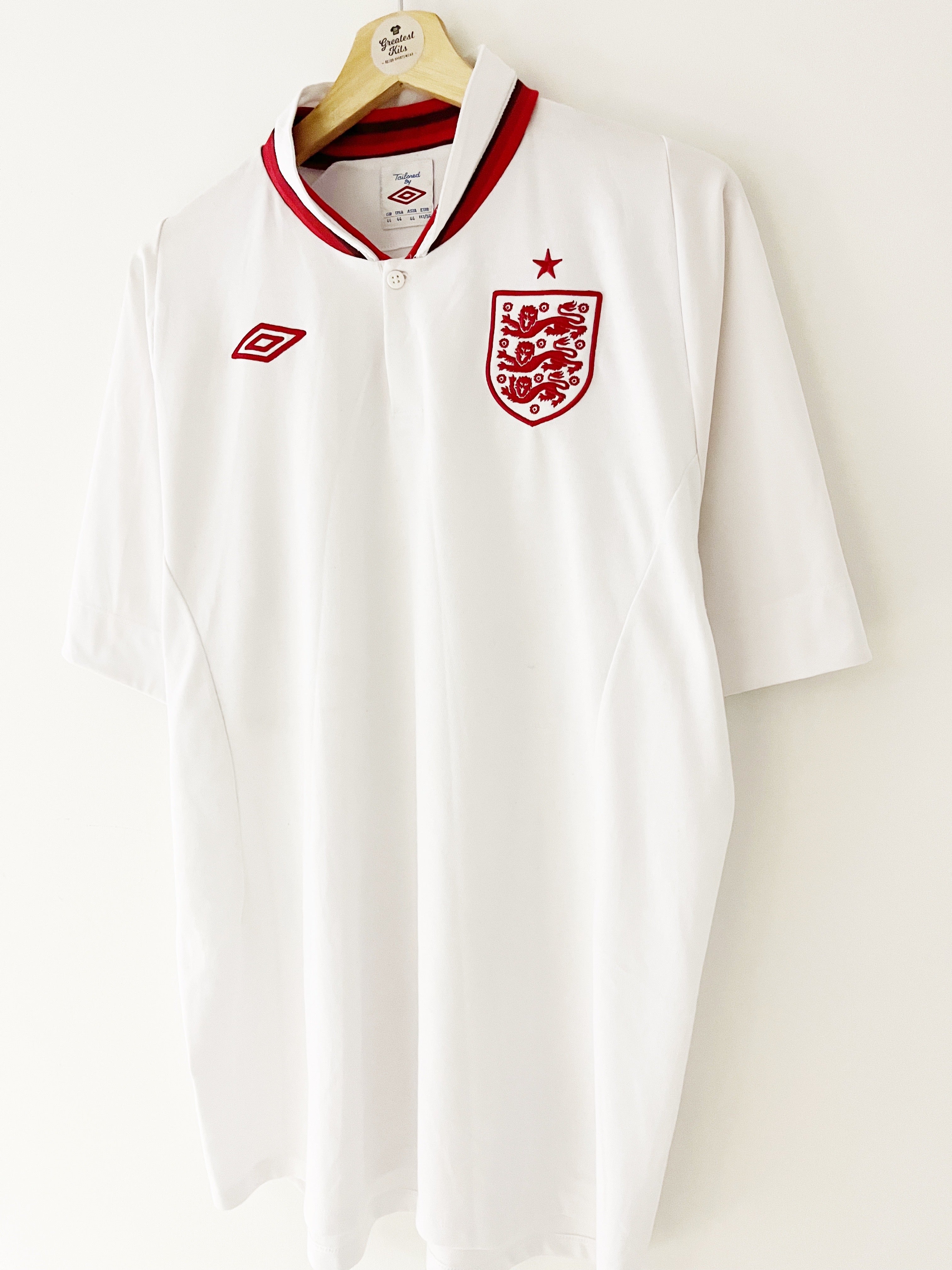 2012/13 England Home Shirt (XL) 9/10