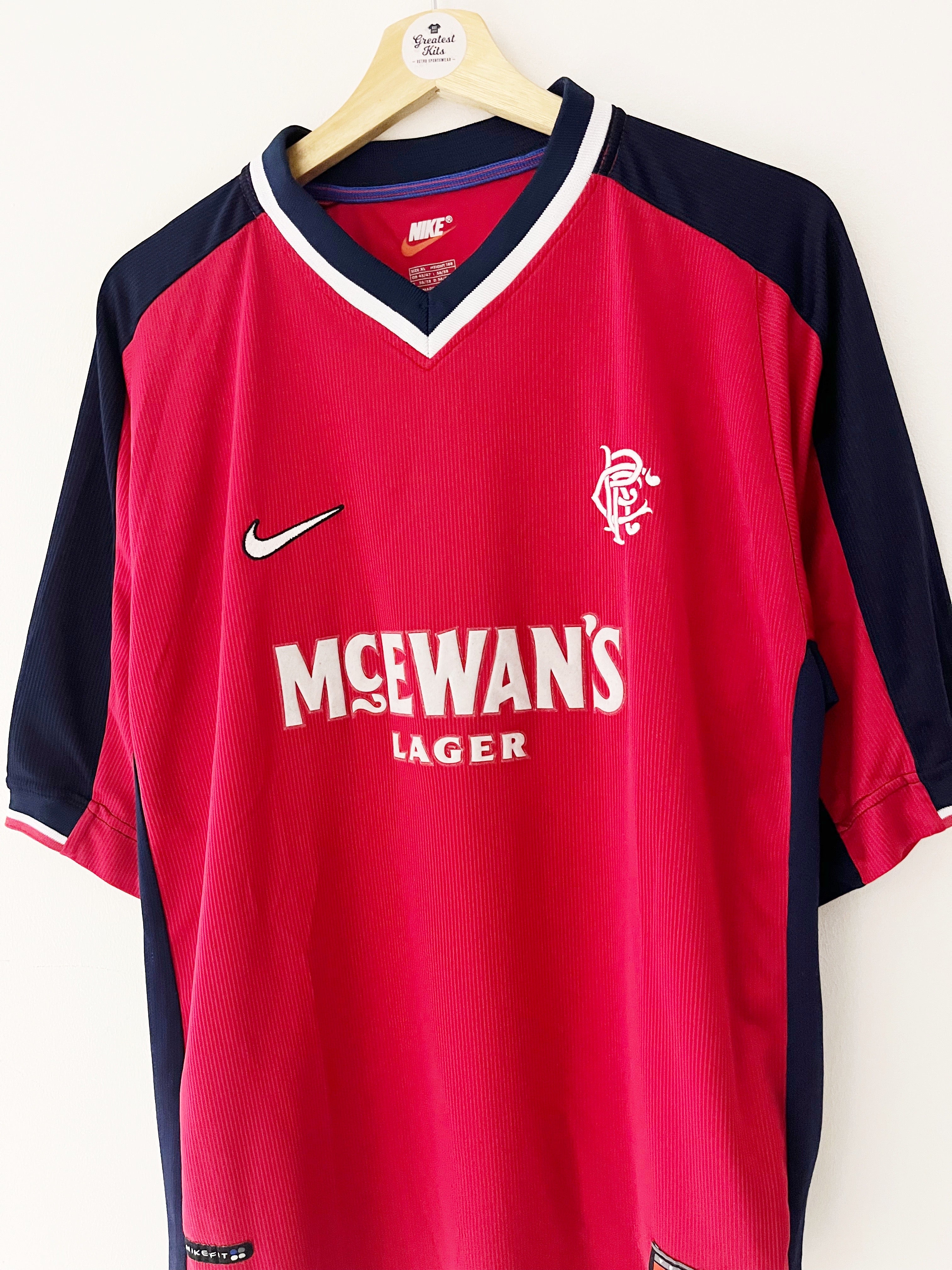 1998/99 Rangers Away Shirt (XL) 8.5/10