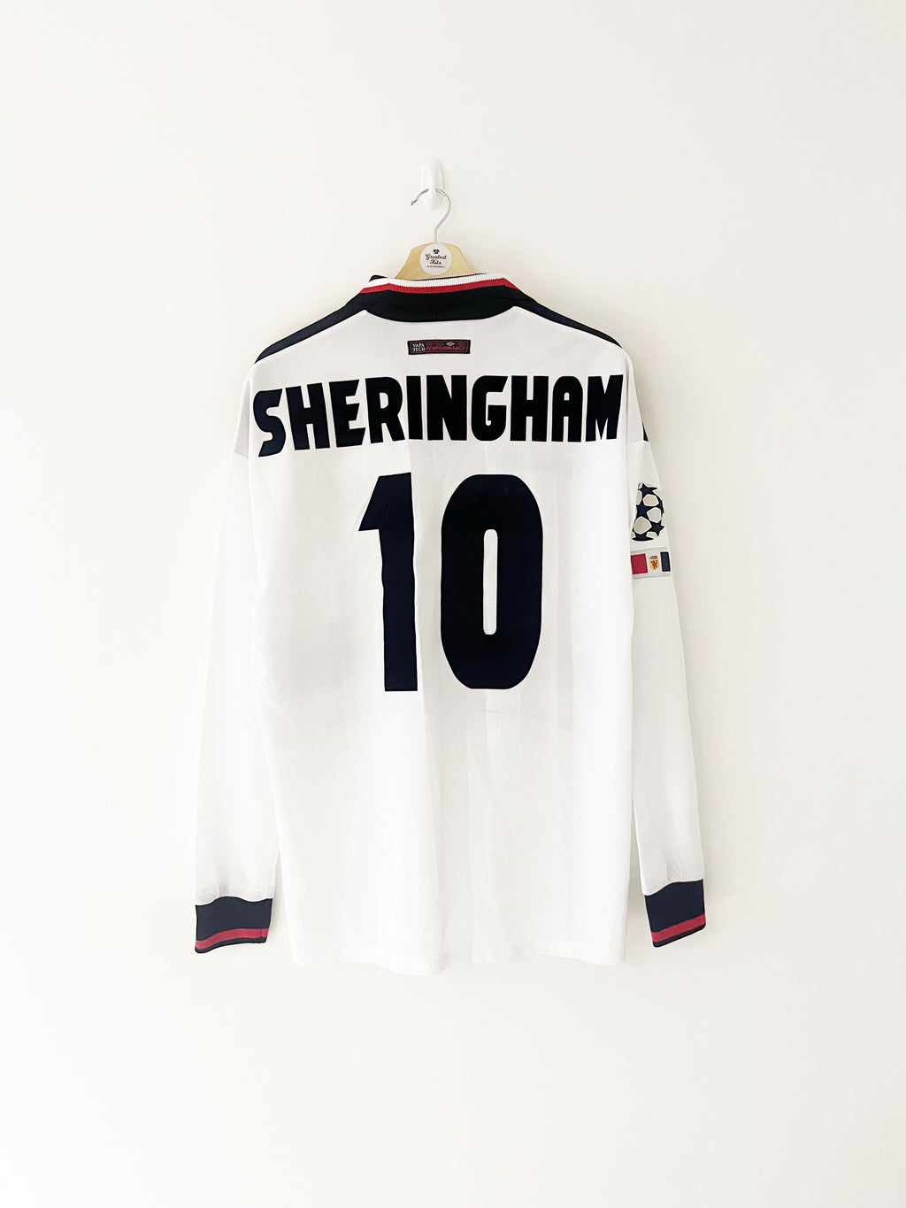 1997/99 Manchester United Away L/S Shirt Sheringham #10 (L) 9.5/10