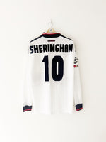 1997/99 Manchester United Away L/S Shirt Sheringham #10 (L) 9.5/10