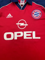 1999/01 Bayern Munich *Player Issue* L/S Home Shirt Linke #25 (XL) 9/10