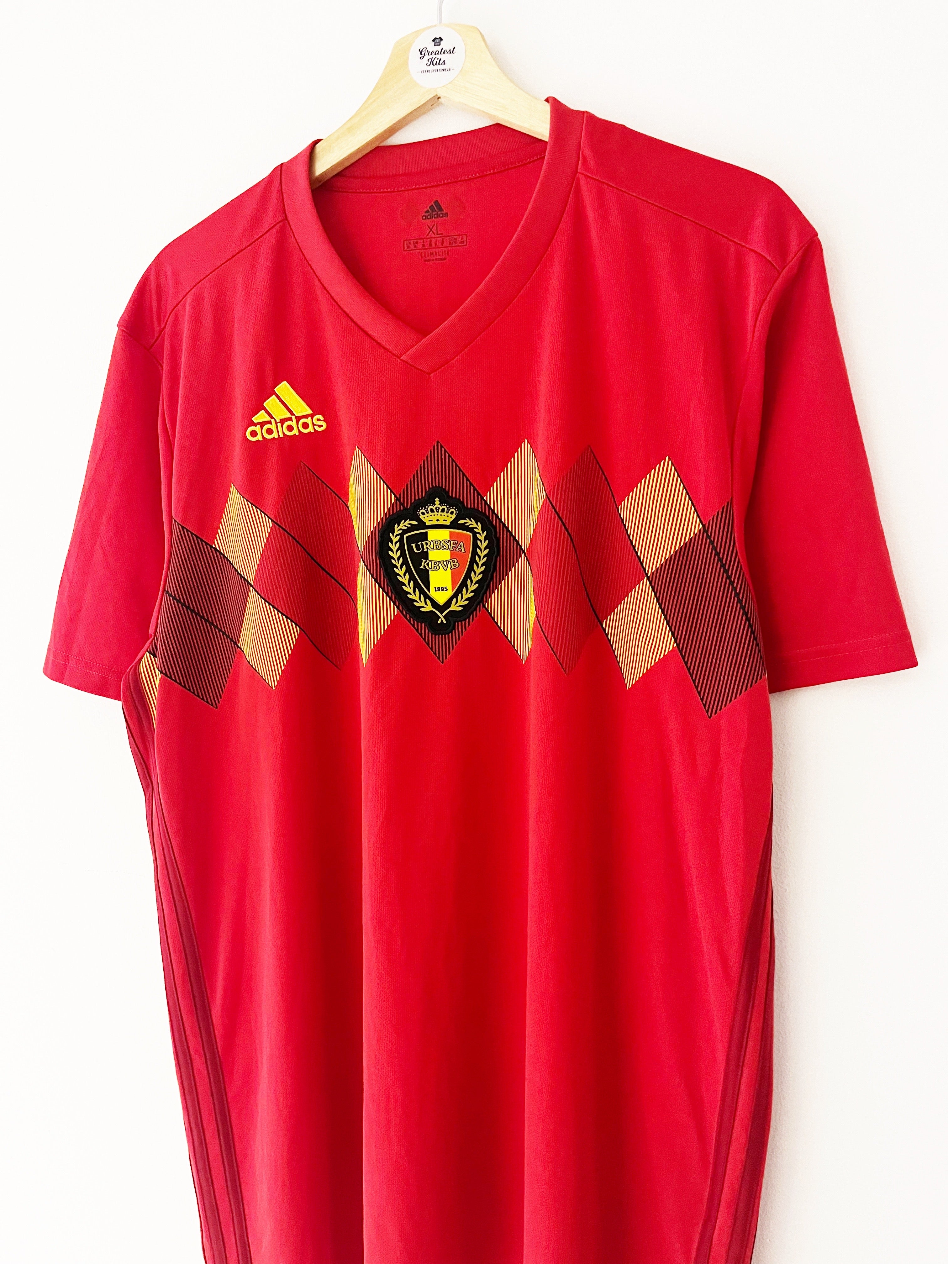 2018/19 Belgium Home Shirt (XL) 9/10