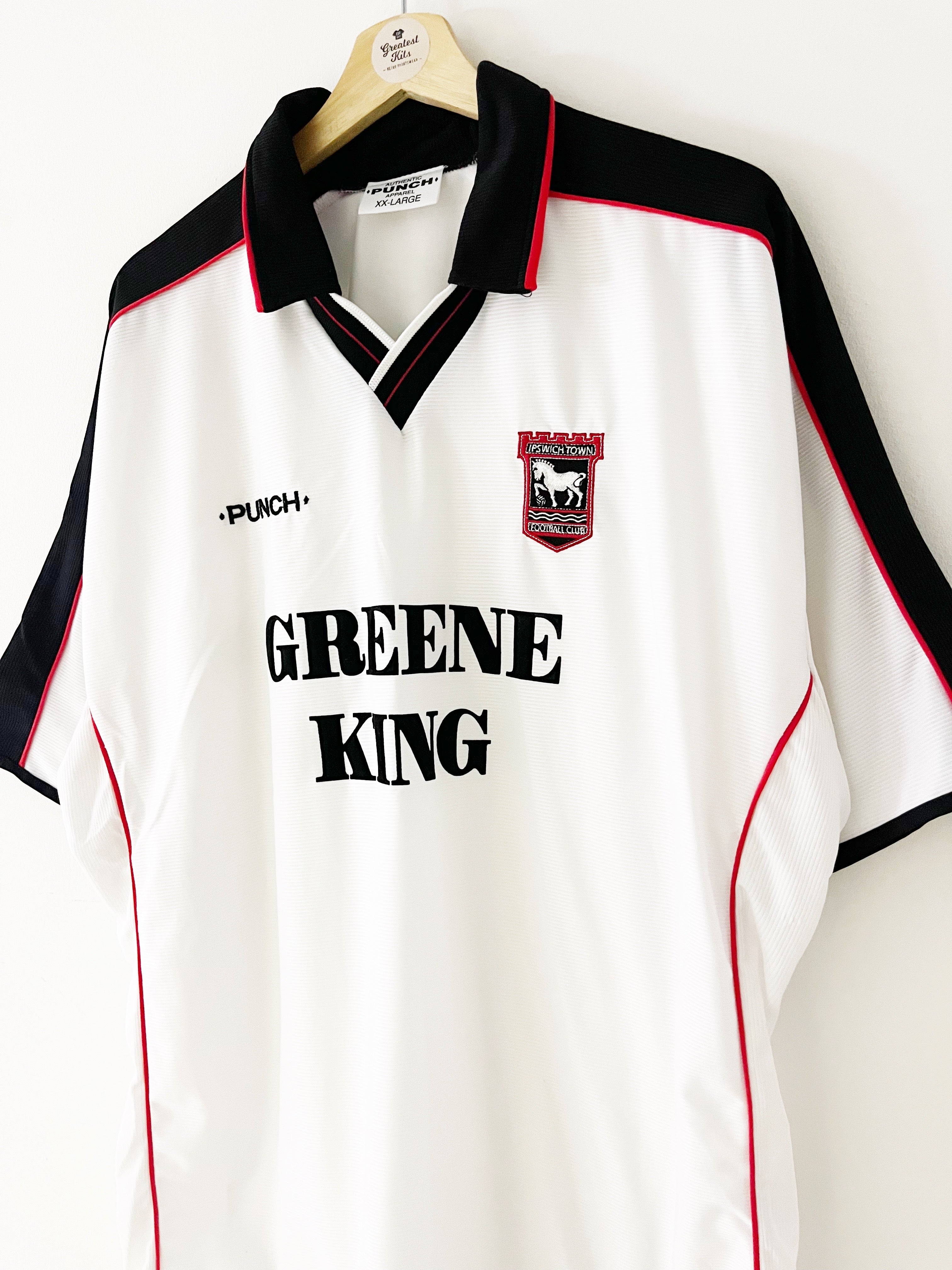 2000/01 Ipswich Town Away Shirt (XXL) 9/10