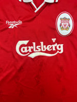 1996/98 Liverpool Home L/S Shirt McManaman #7 (M) 8.5/10