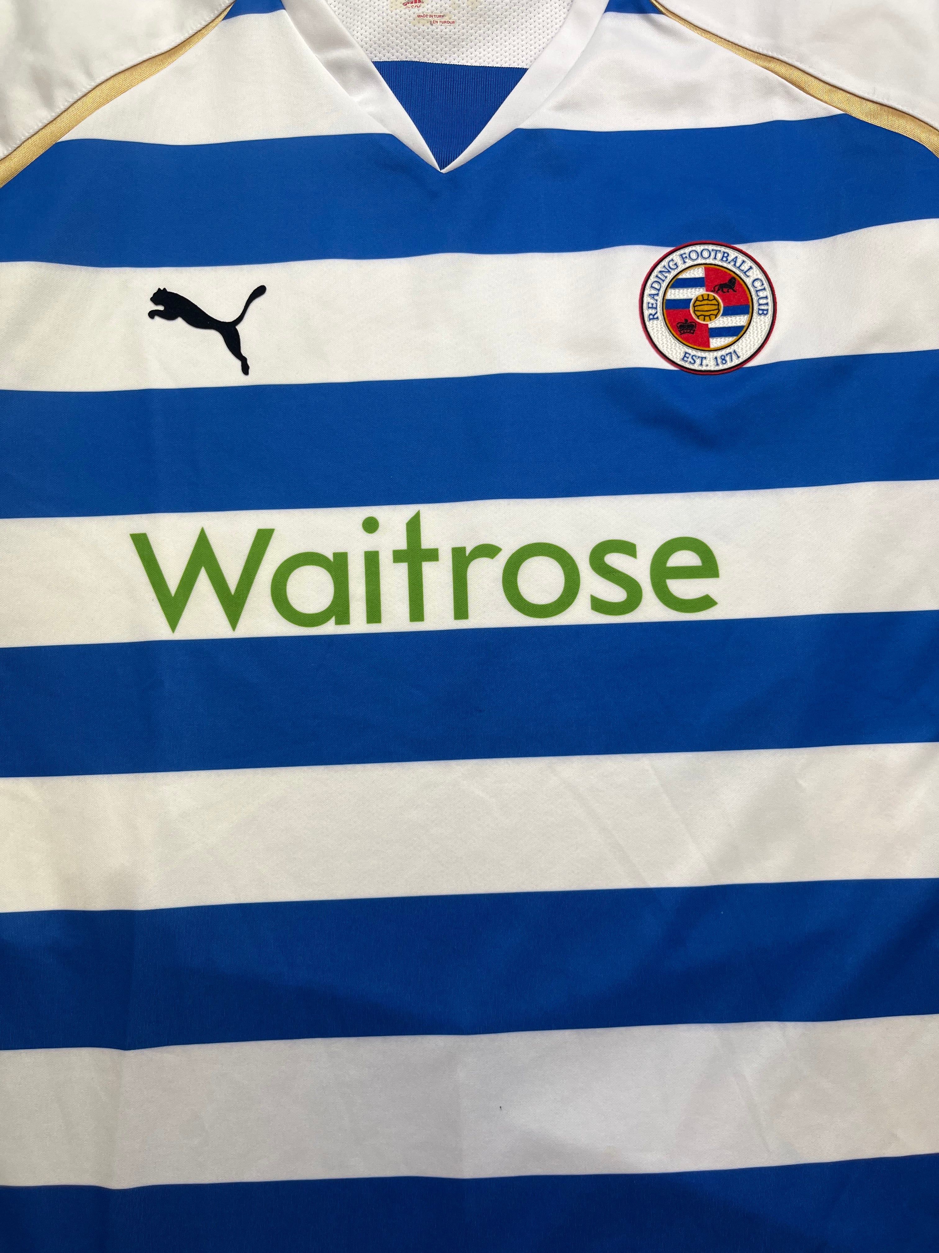 2008/09 Reading Home Shirt (XL) 9/10