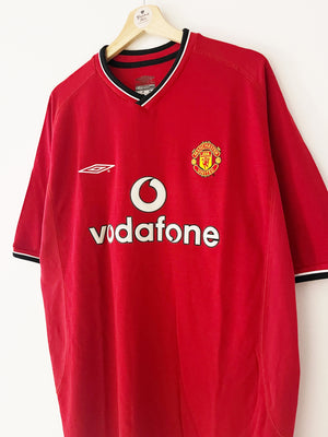 2000/02 Manchester United Home Shirt (XL) 8.5/10