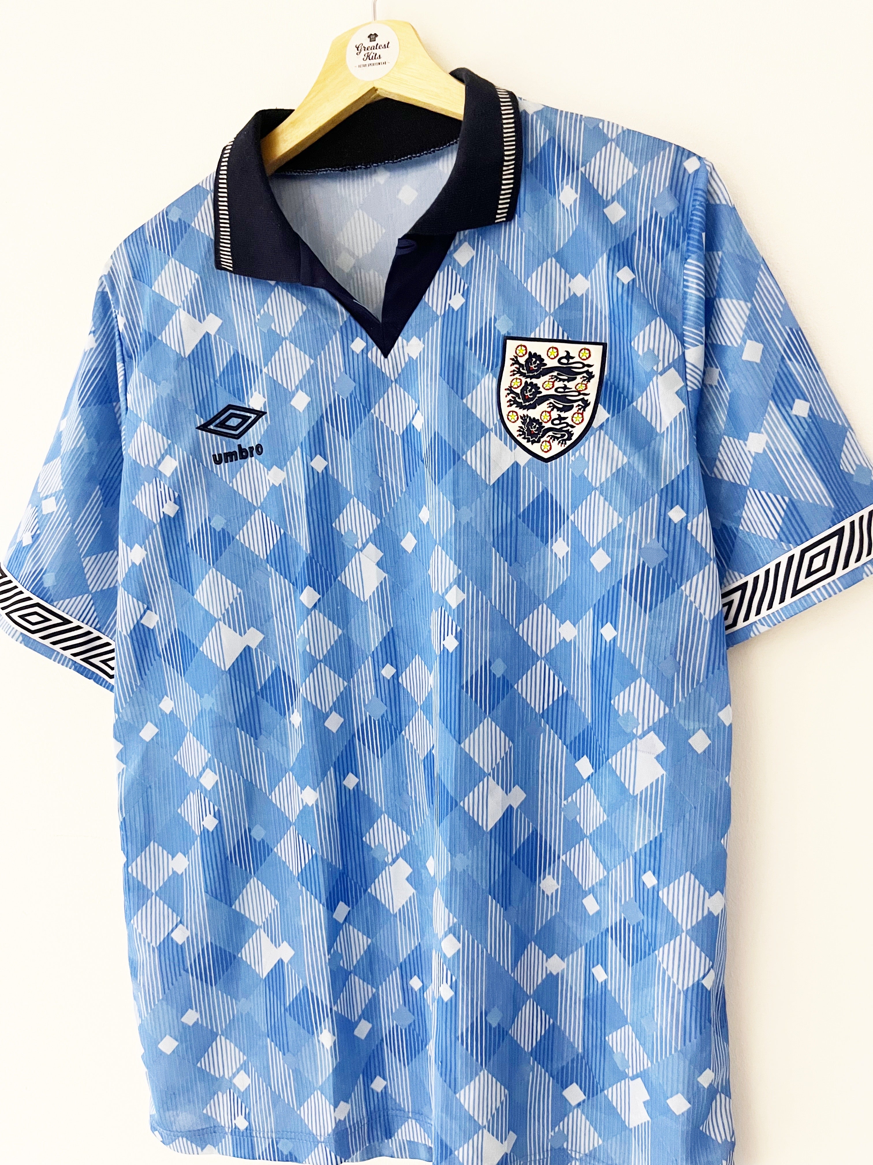 1990/92 England Third Shirt (M) 8/10