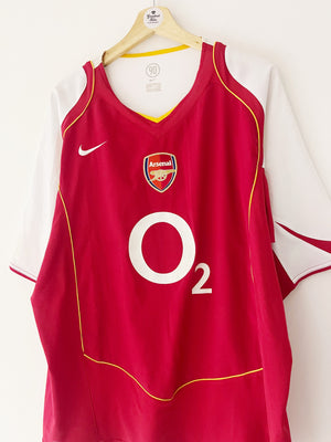 2004/05 Arsenal Home Shirt (XXL) 8.5/10