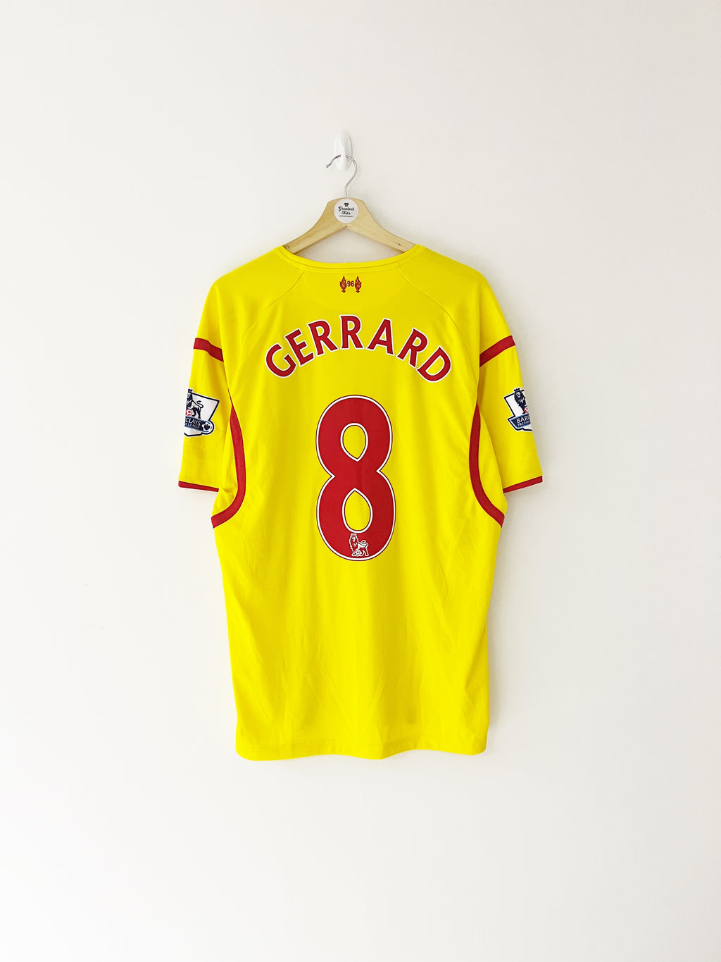 2014/15 Liverpool Away Shirt Gerrard #8 (L) 9/10