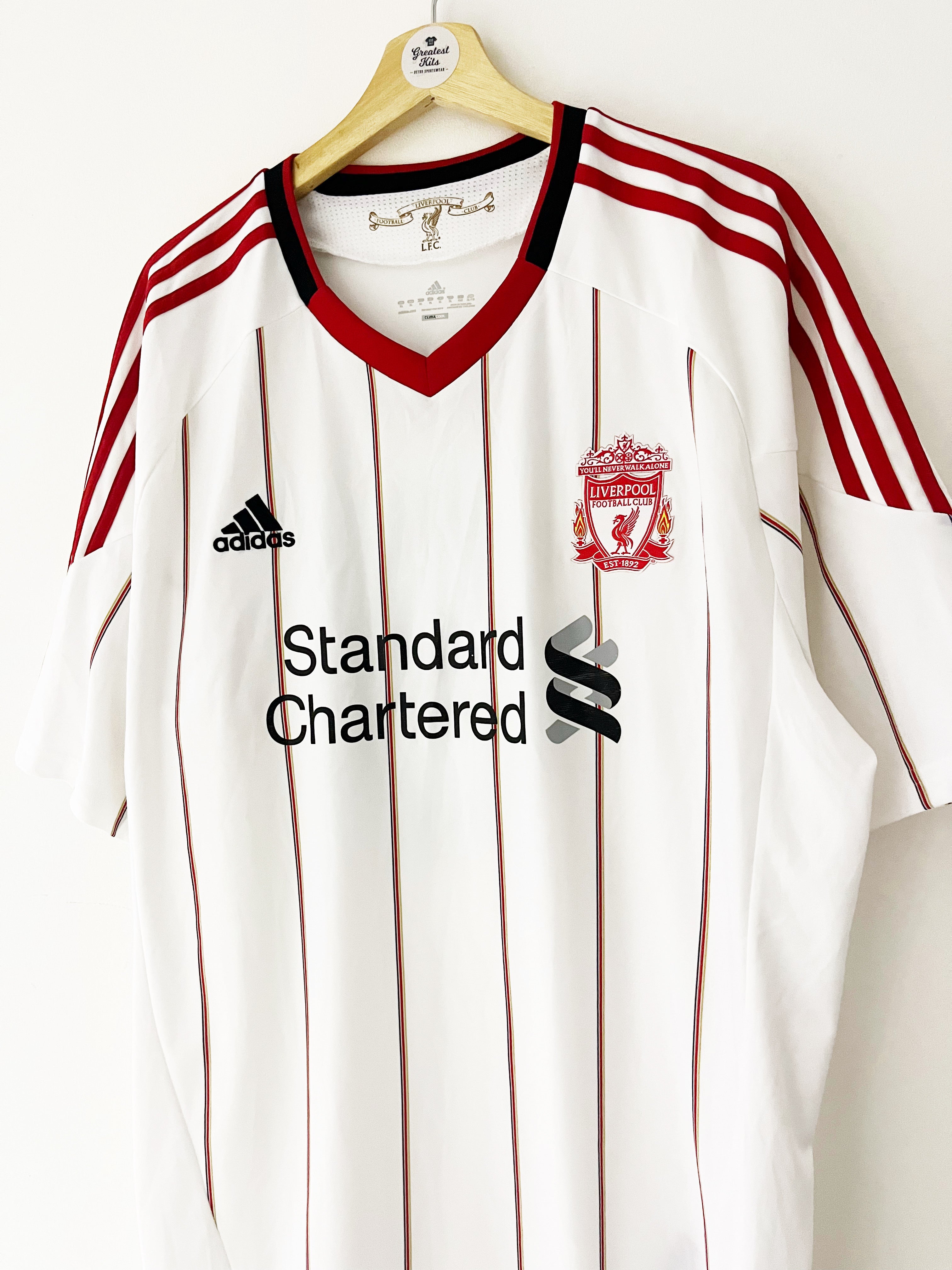 2010/11 Liverpool Away Shirt Gerrard #8 (XL) 8.5/10