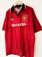 1994/96 Manchester United Home Shirt (XL) 8.5/10