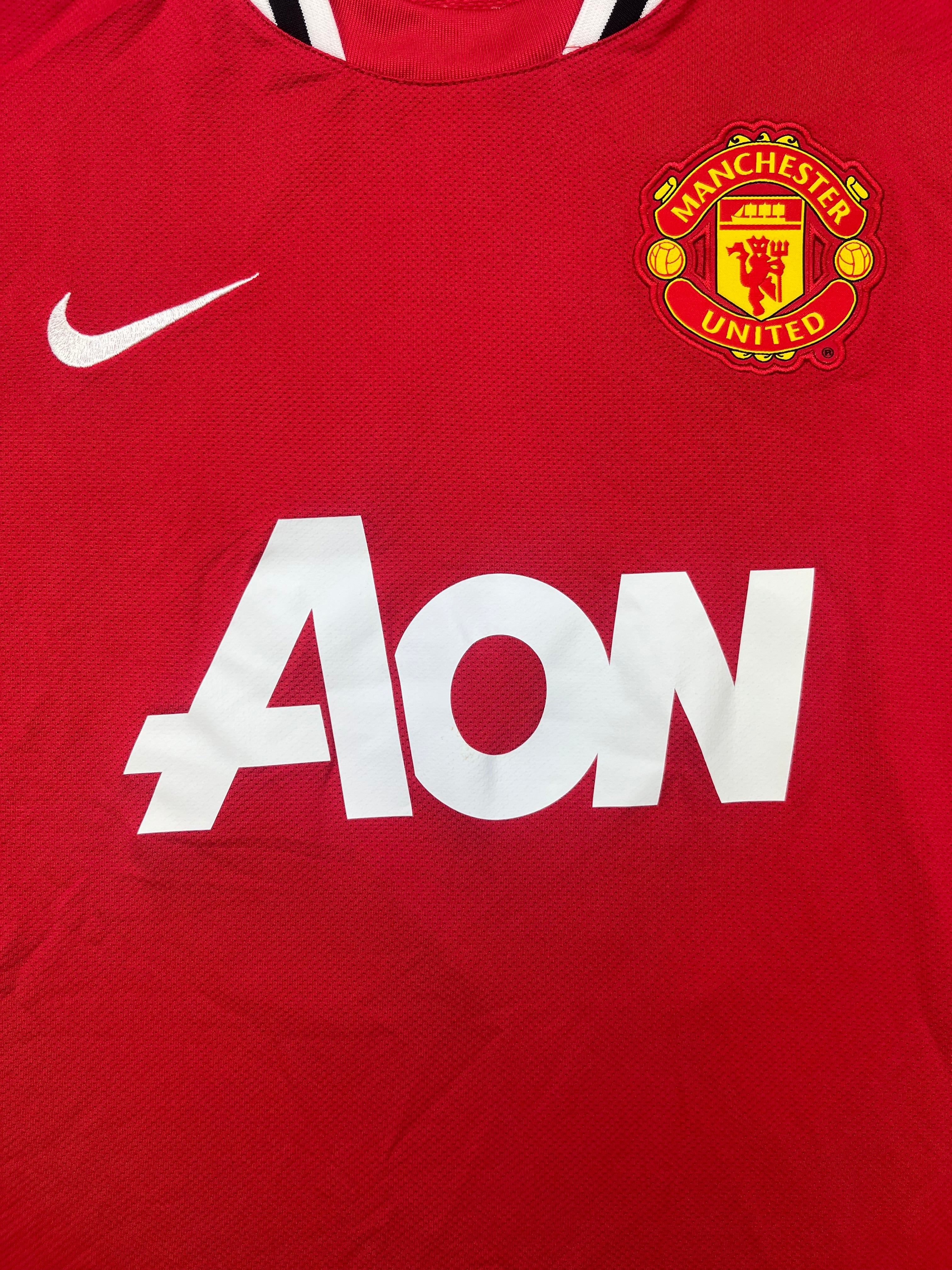 2011/12 Manchester United Home Shirt Rooney #10 (L) 9/10