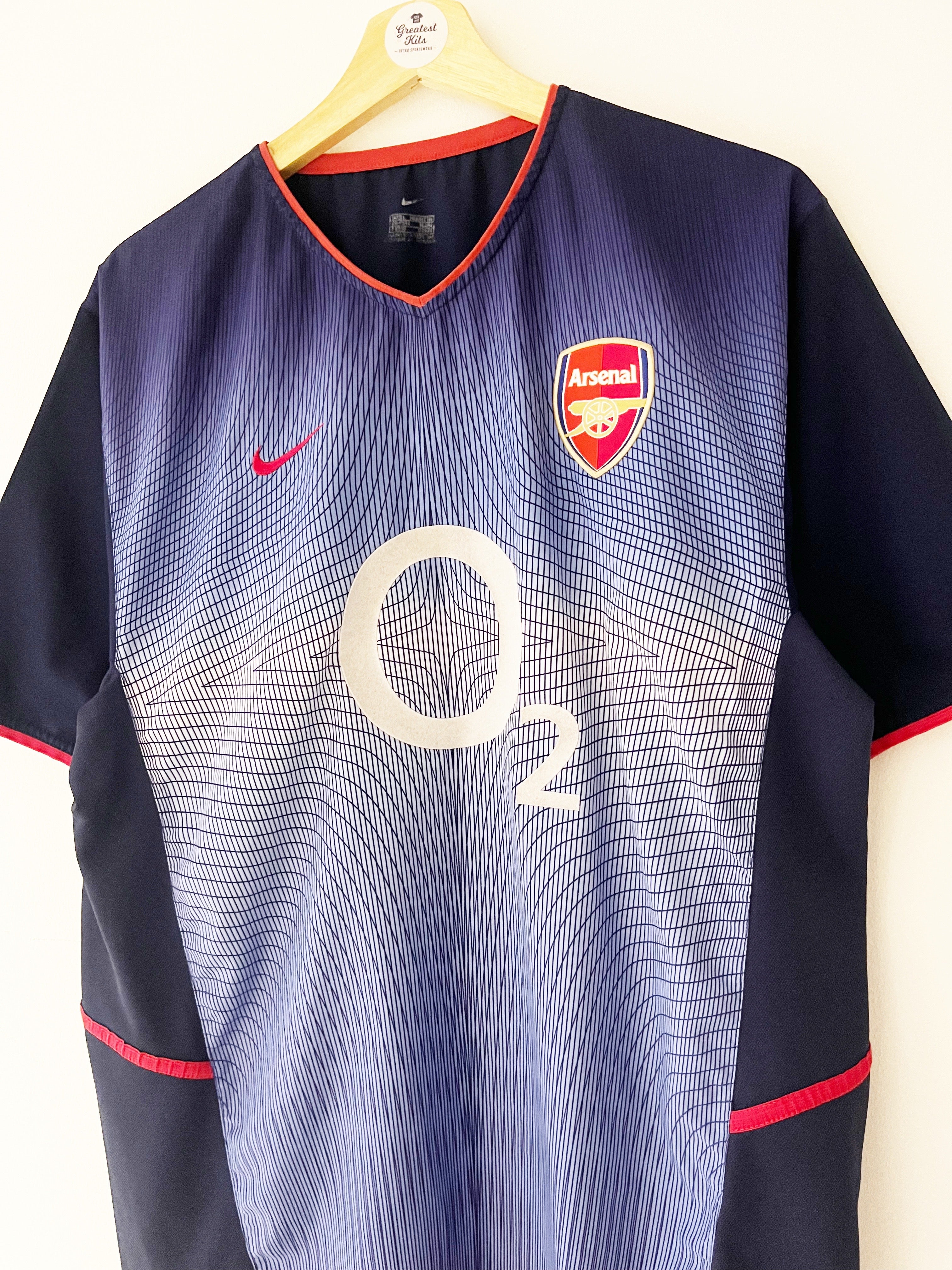 2002/04 Arsenal Away Shirt (XL) 9/10