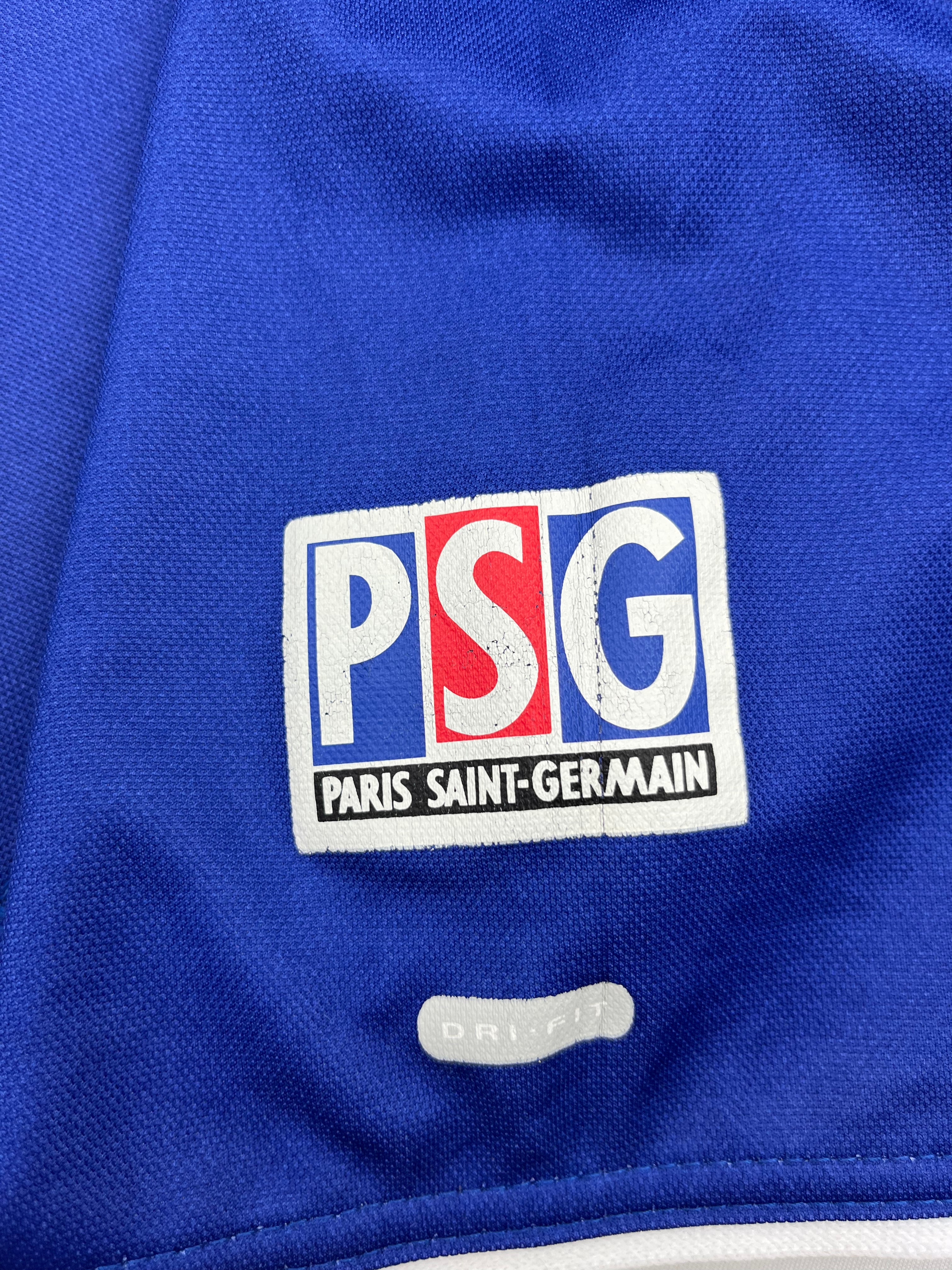 2000/01 Paris Saint-Germain Home Shirt (L) 9/10