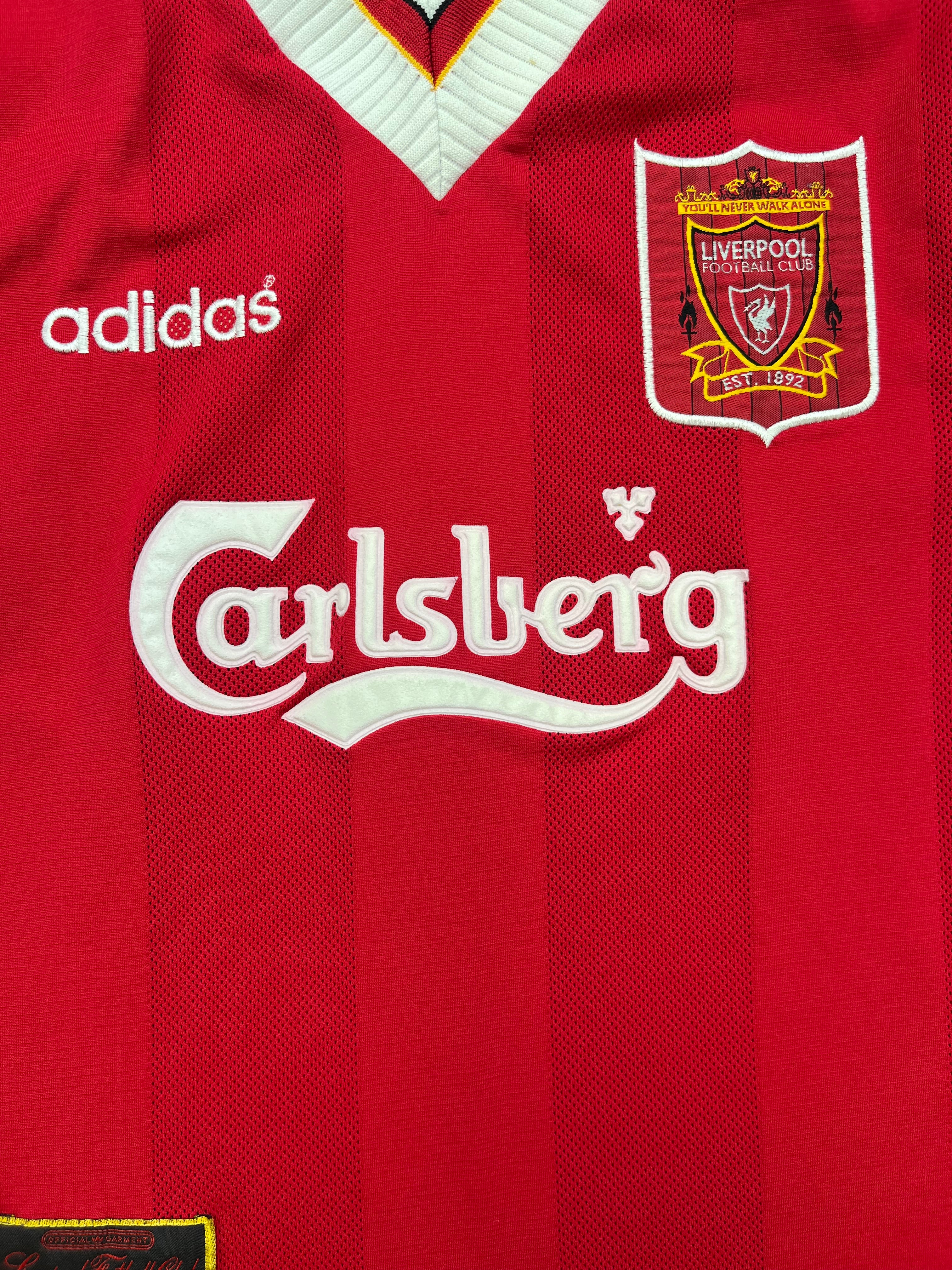 1995/96 Liverpool Home Shirt (S) 9.5/10