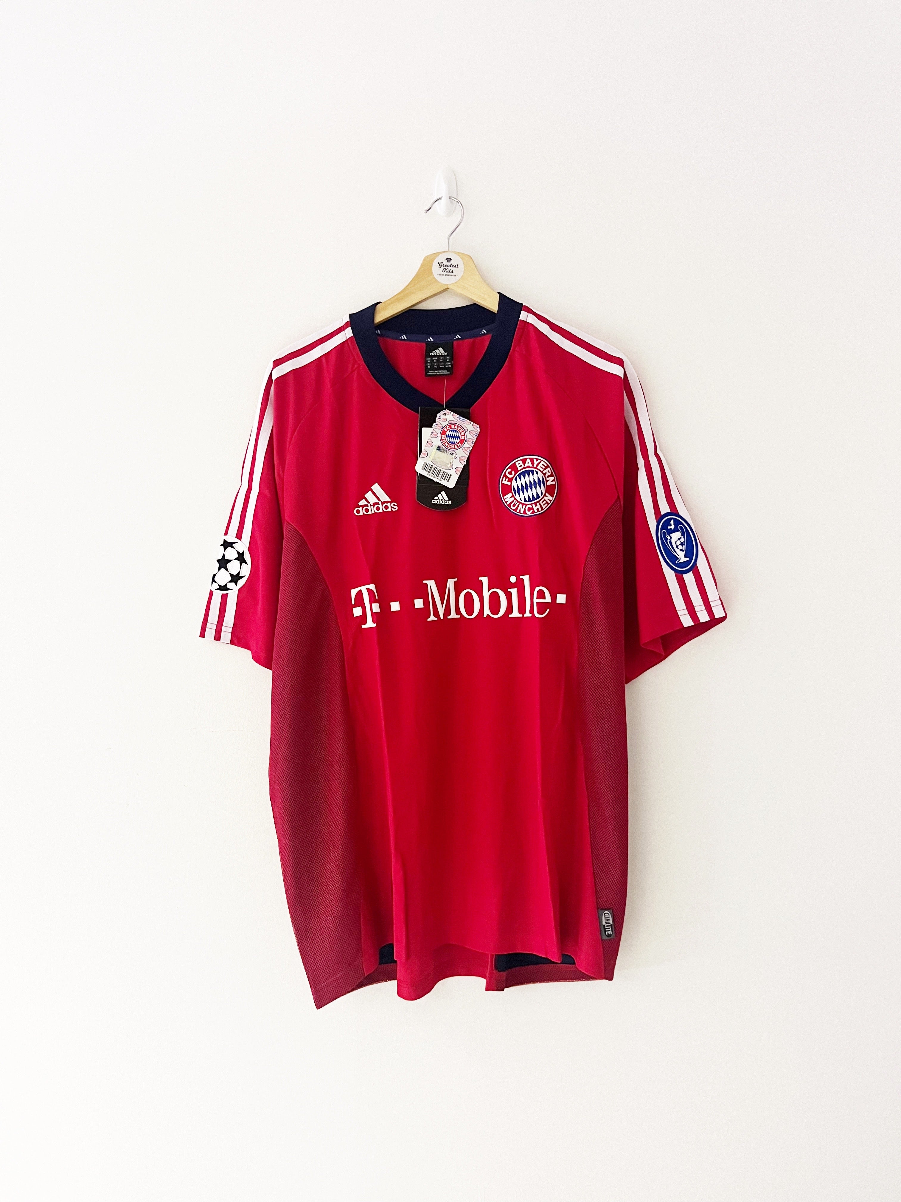 2002/03 Bayern Munich CL Home Shirt (XL) 8.5/10