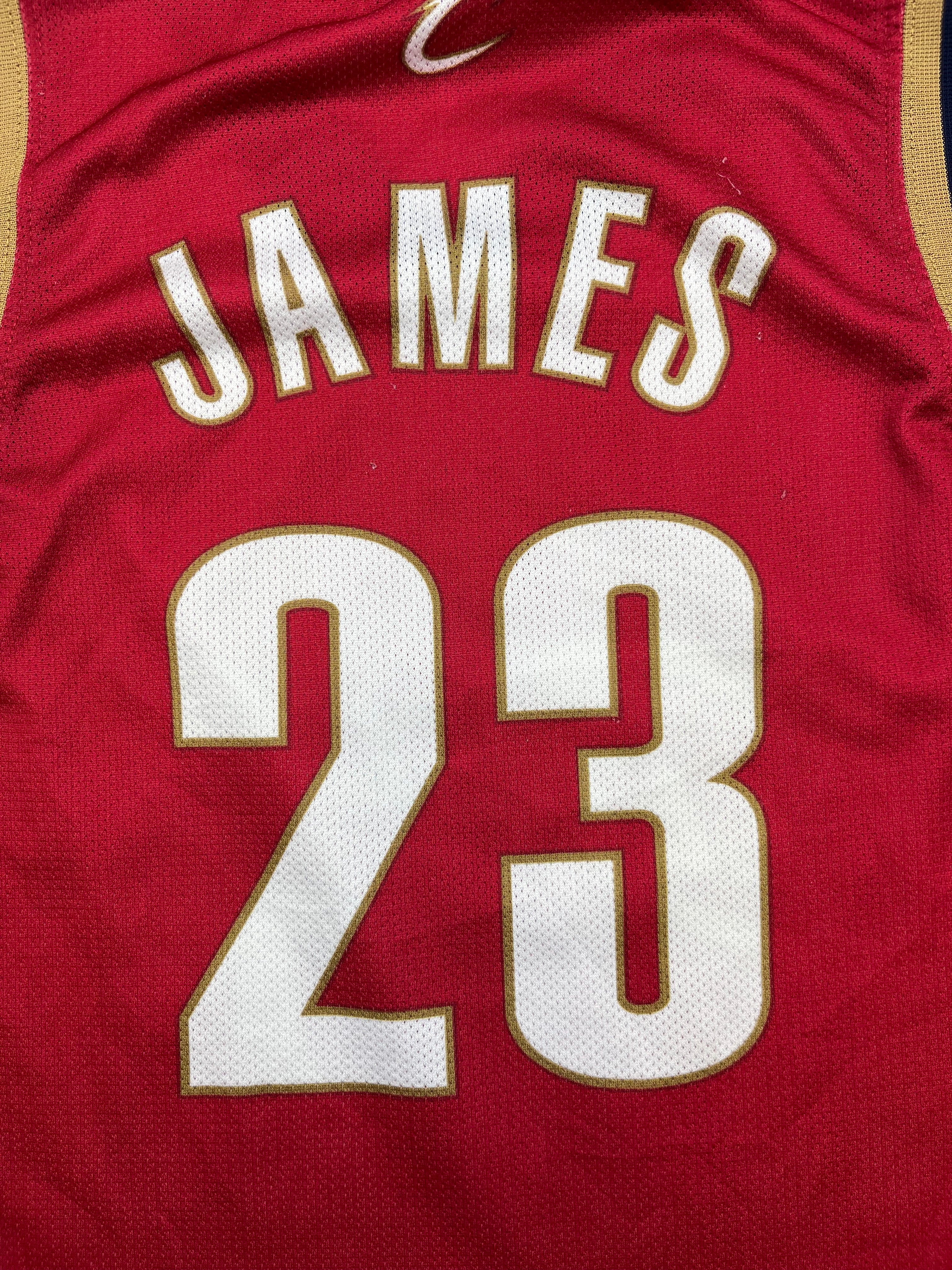 2003/10 Cleveland Cavaliers Champion Home Jersey James #23 (S) 8/10