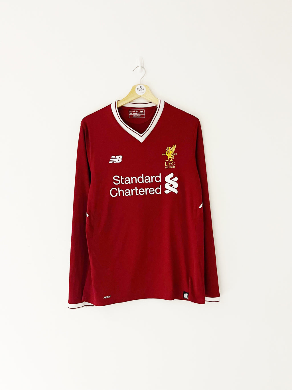 2017/18 Liverpool *125 Year* Home L/S Shirt (M) 9/10