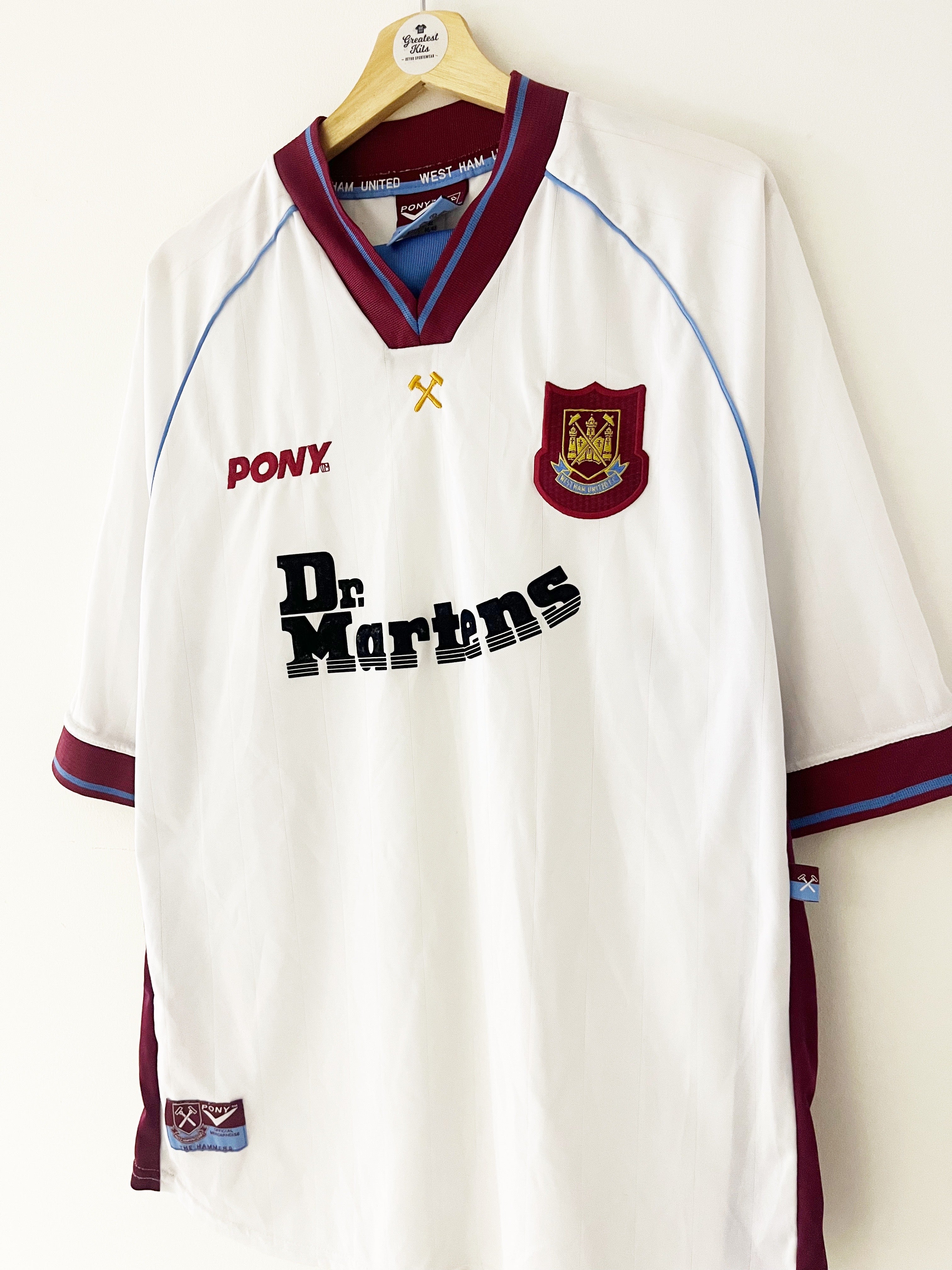 1998/99 West Ham Away Shirt (XL) 9/10