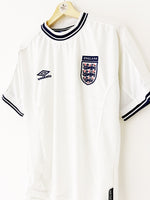 1999/01 England Home Shirt (M) 9/10