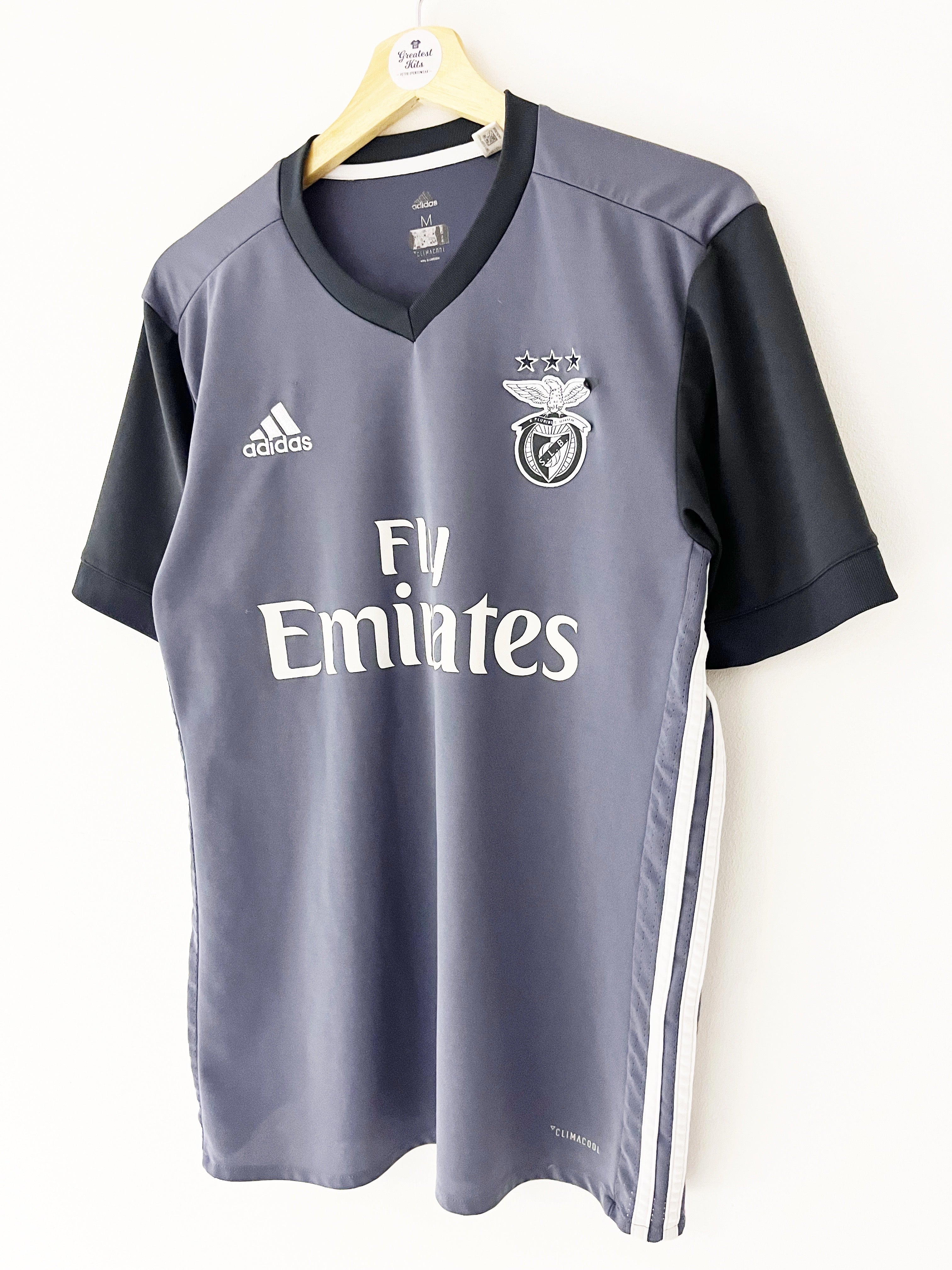 2017/18 Benfica Away Shirt (M) 8/10