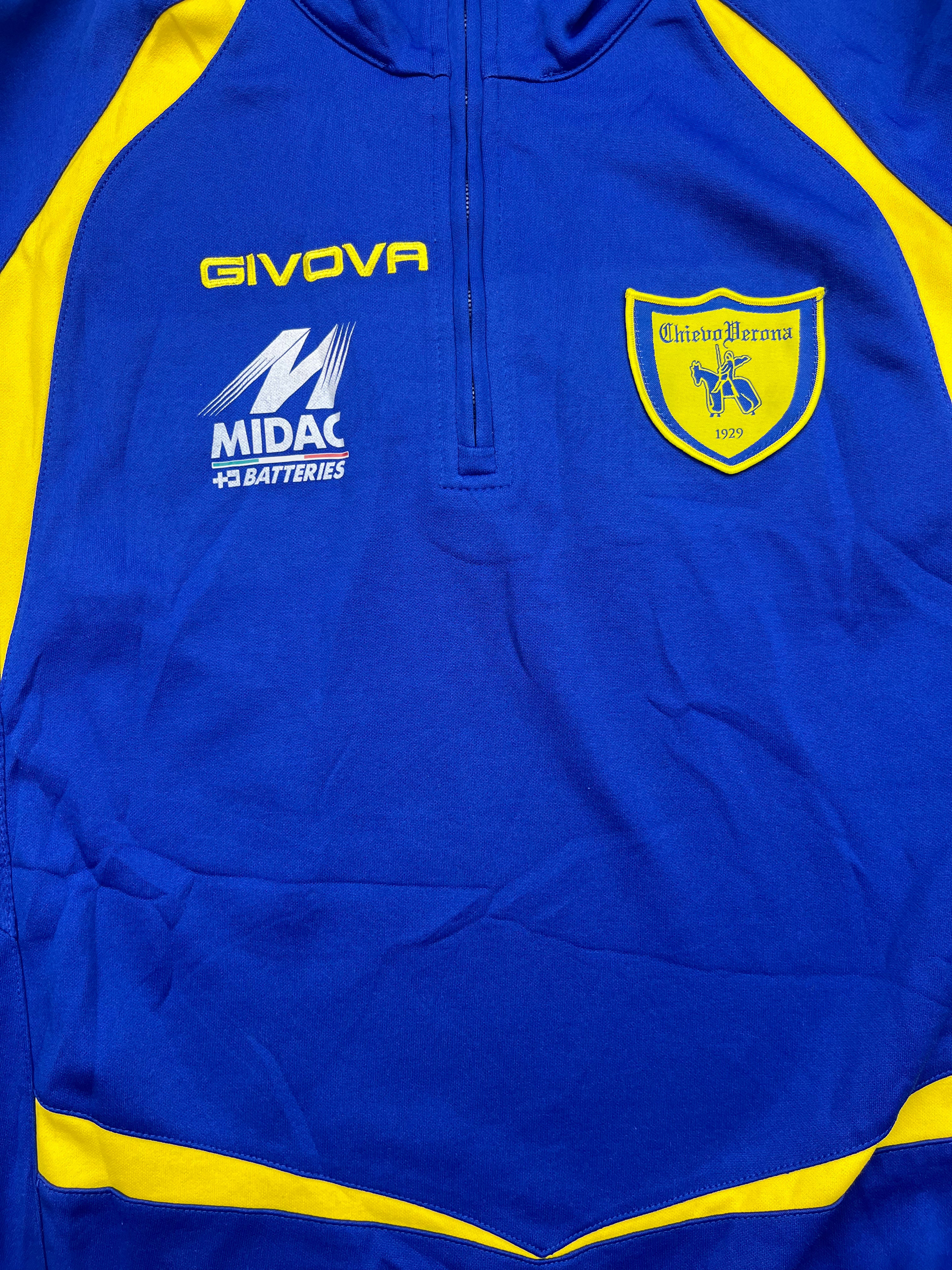 2016/17 Chievo Verona 1/4 Zip Training Top (M) 9/10