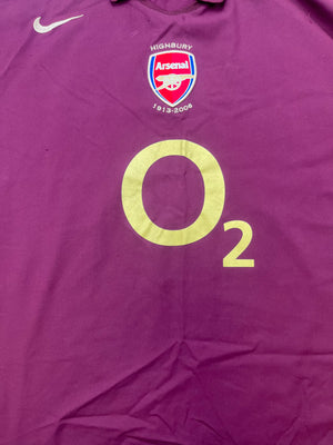 2005/06 Arsenal Home Shirt Bergkamp #10 (3XL) 9/10