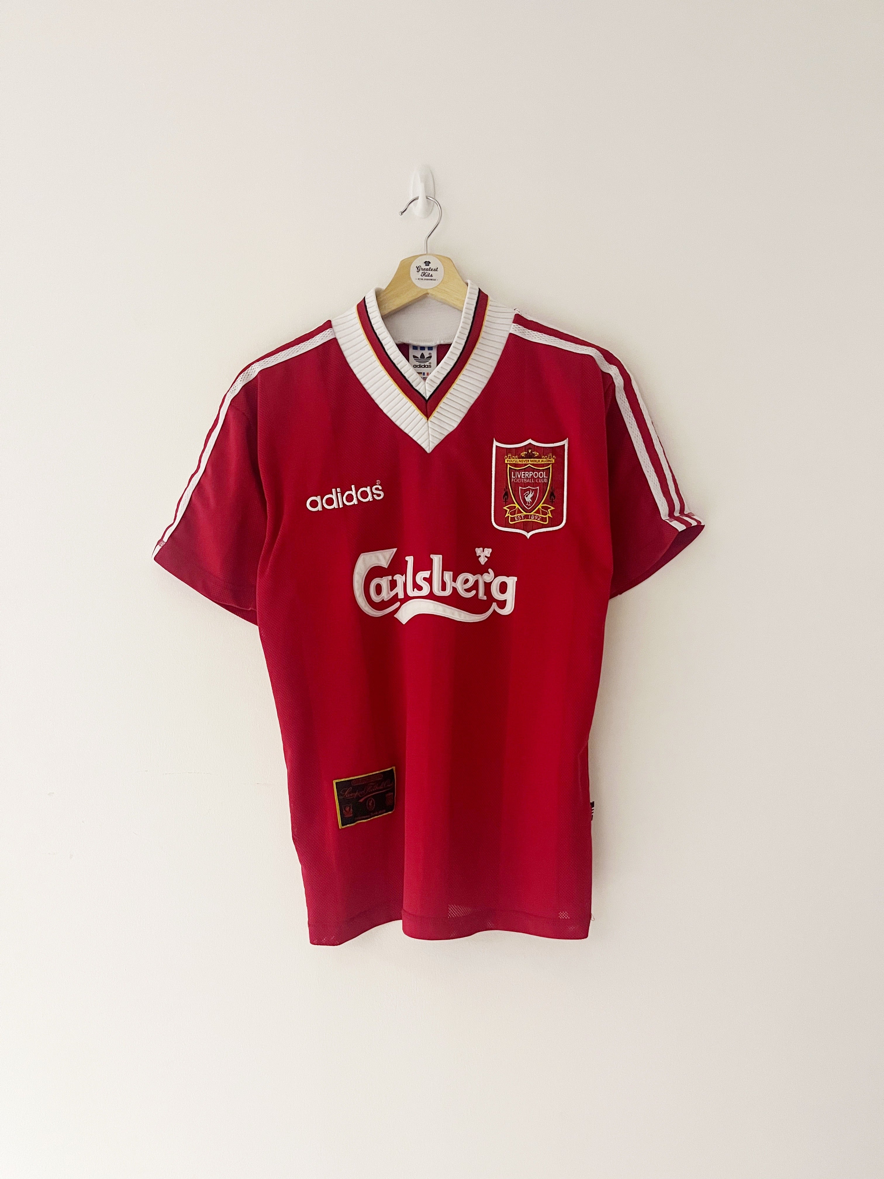 1995/96 Liverpool Home Shirt (S) 9.5/10