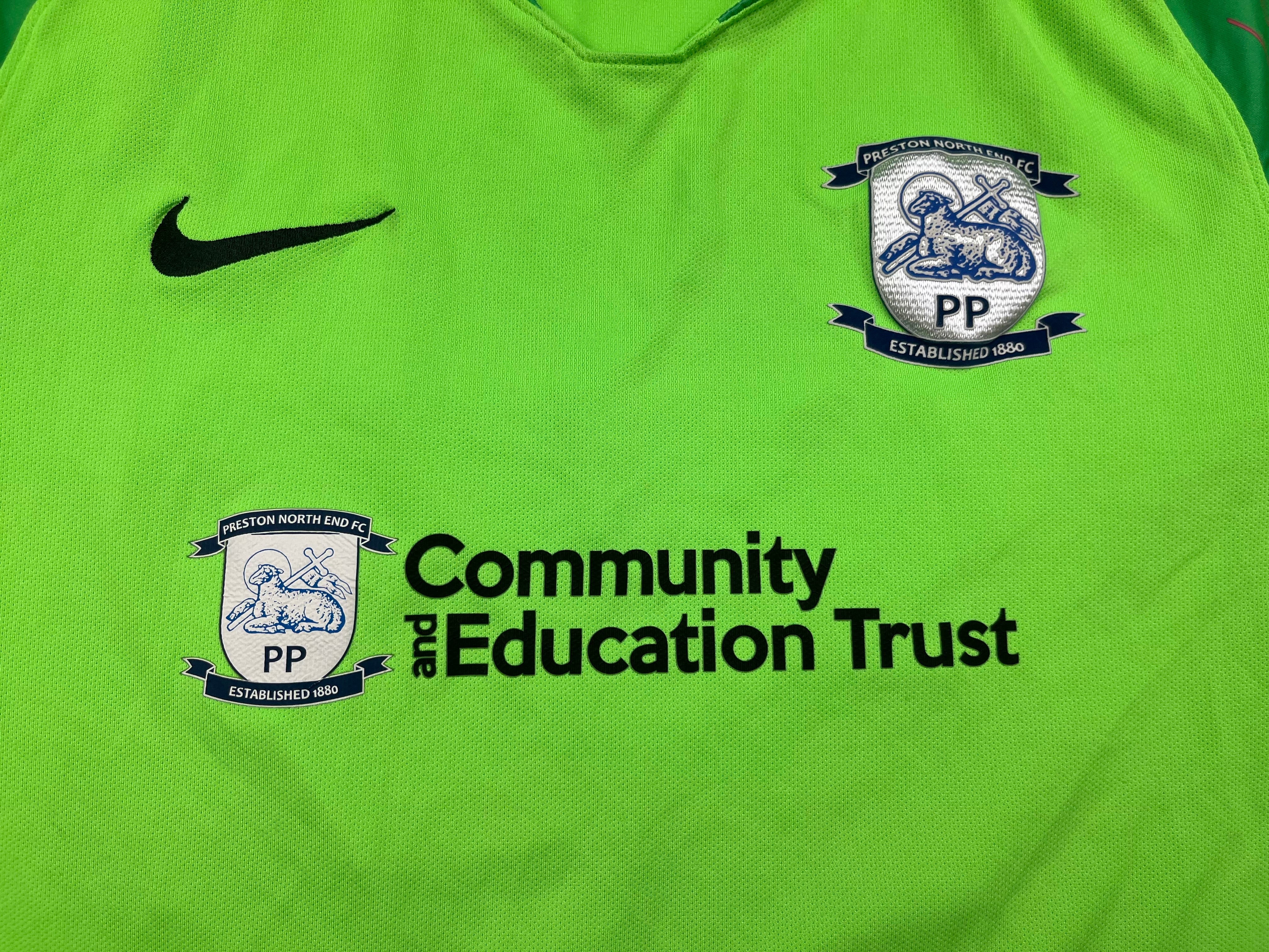 2019/20 Preston North End *Player Issue* Youth Team GK Shirt #13 (L) 9/10