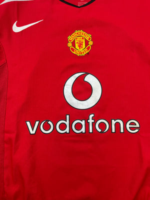 2004/06 Manchester United Home Shirt (M) 8/10