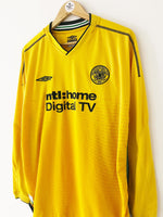 2002/03 Celtic Away L/S Shirt (XXL) 9/10