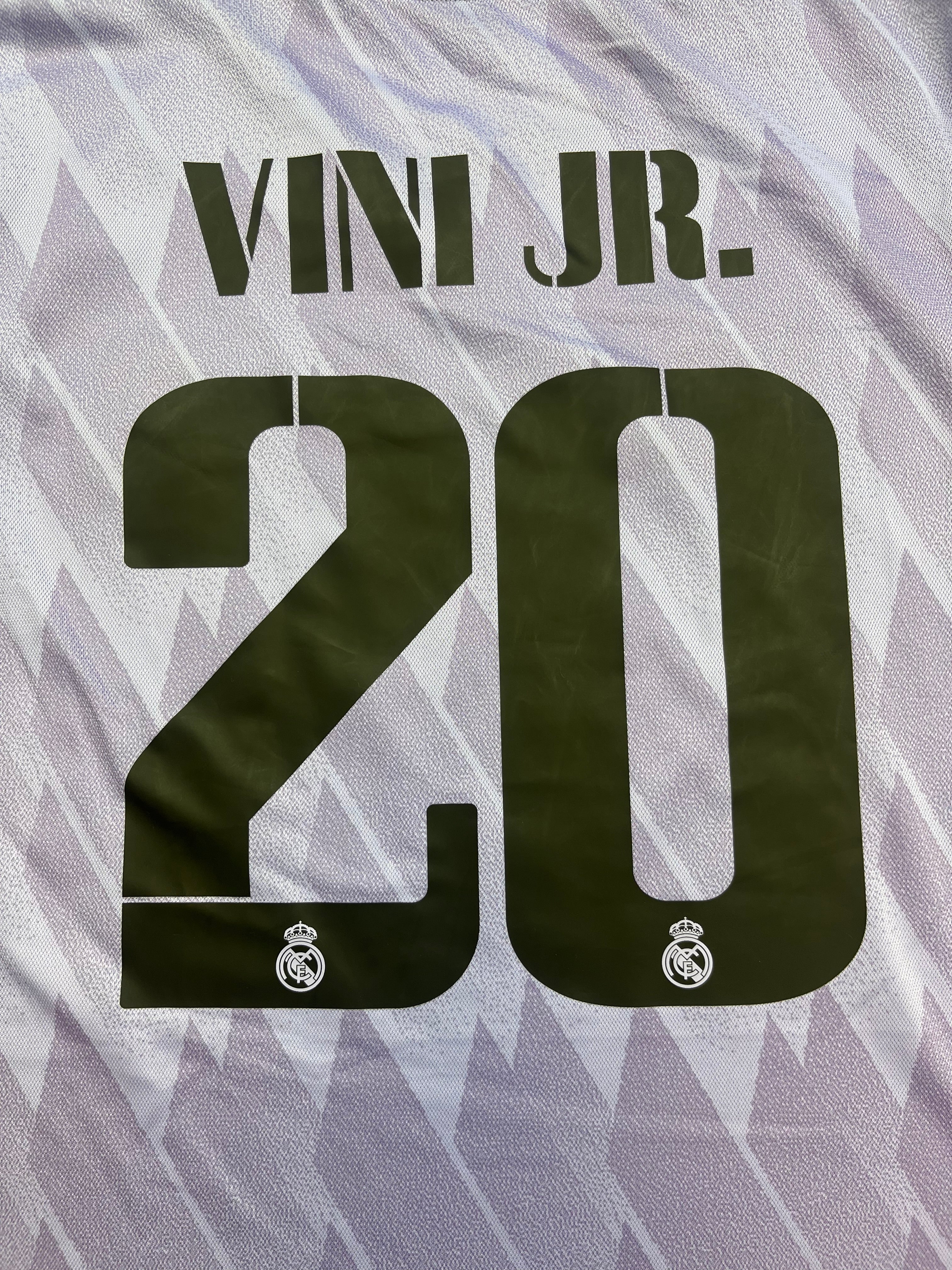 2022/23 Real Madrid Away Shirt Vini Jr. #20 (L) 9.5/10