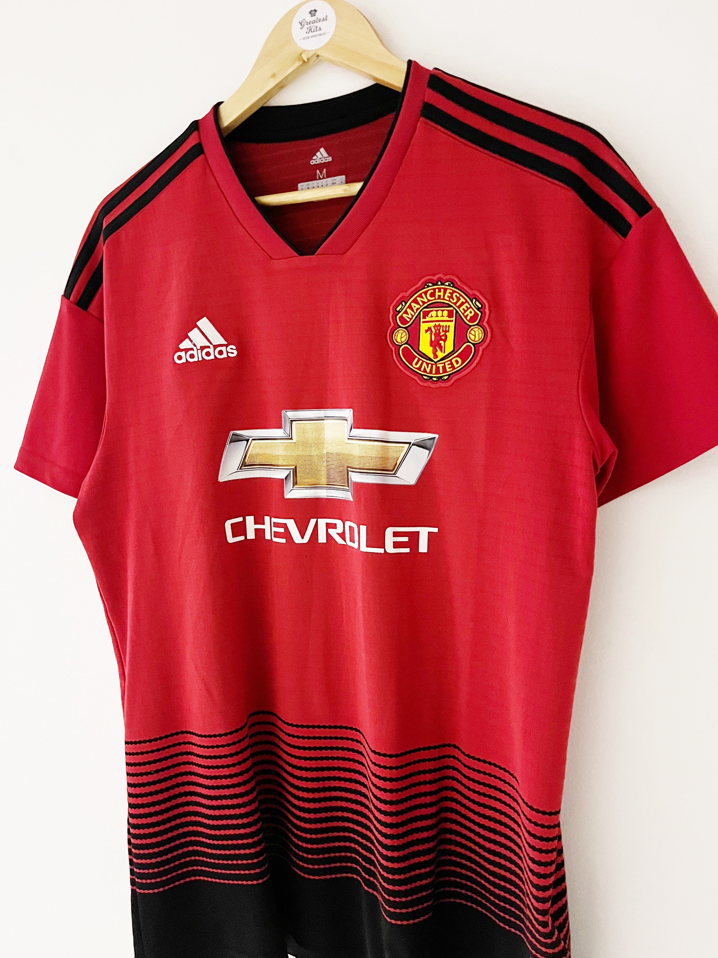 2018/19 Manchester United Home Shirt (M) 9/10