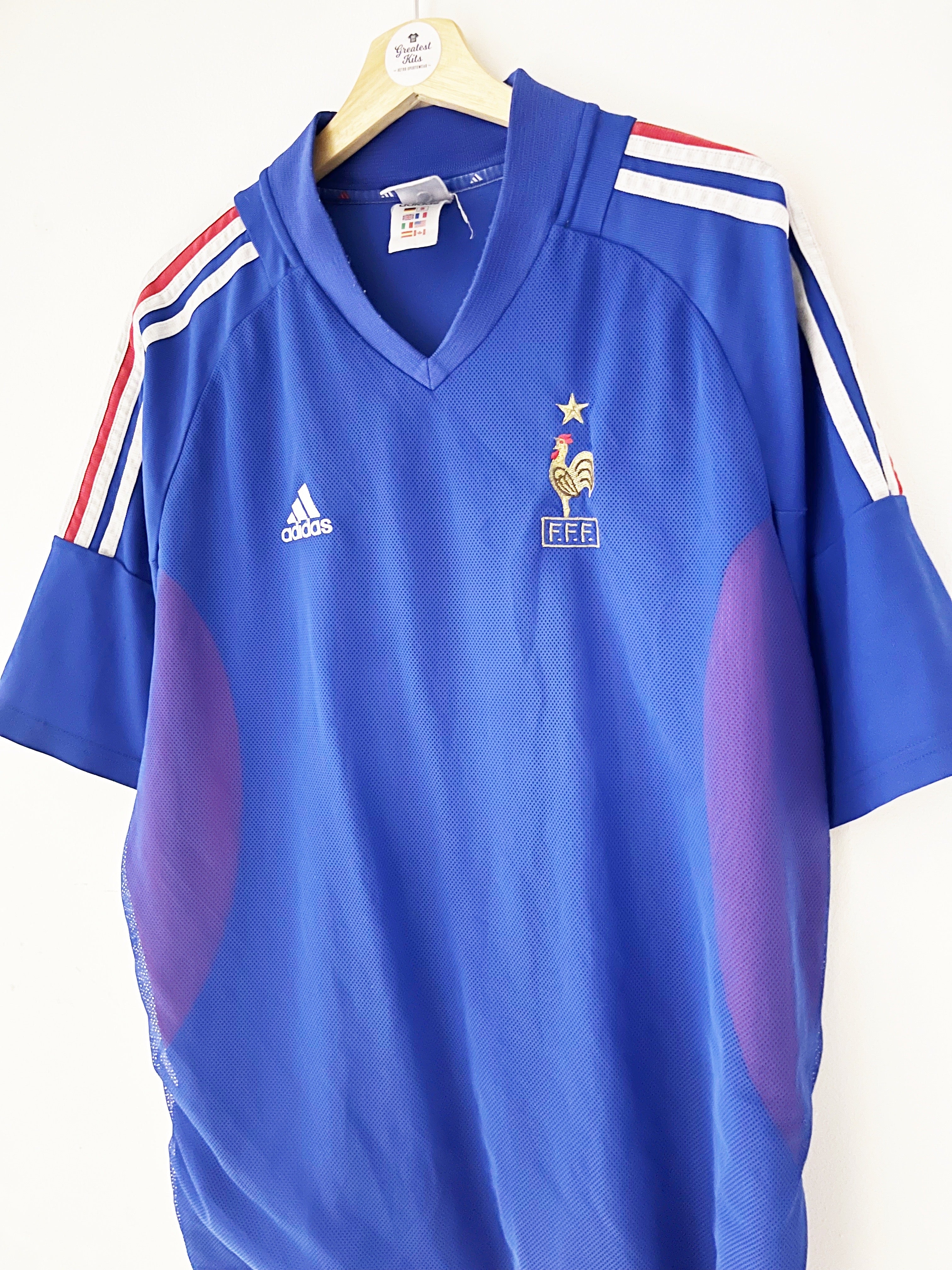 2002/04 France Home Shirt (XL) 9/10