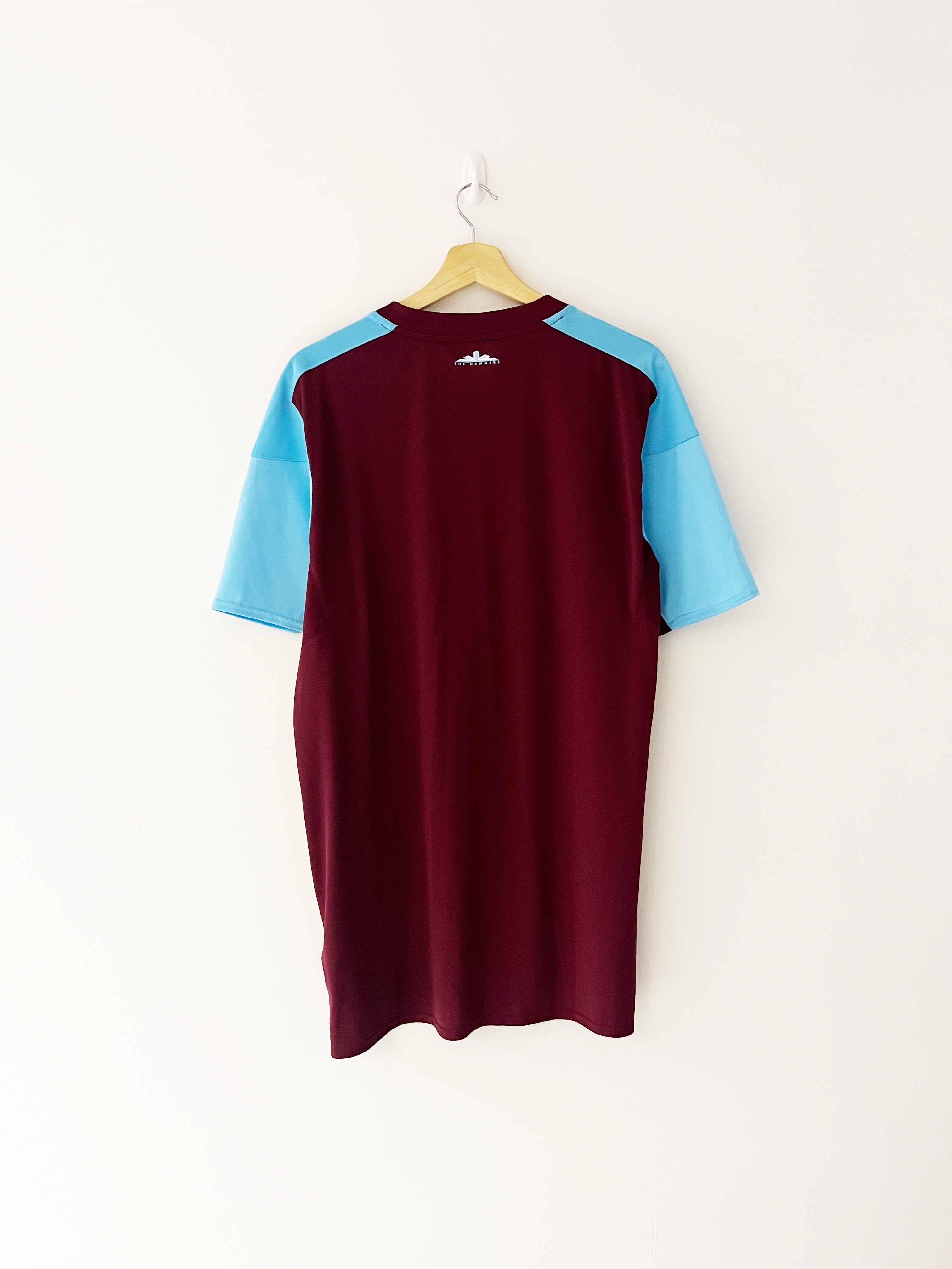 2017/18 West Ham Home Shirt (XL) 9/10