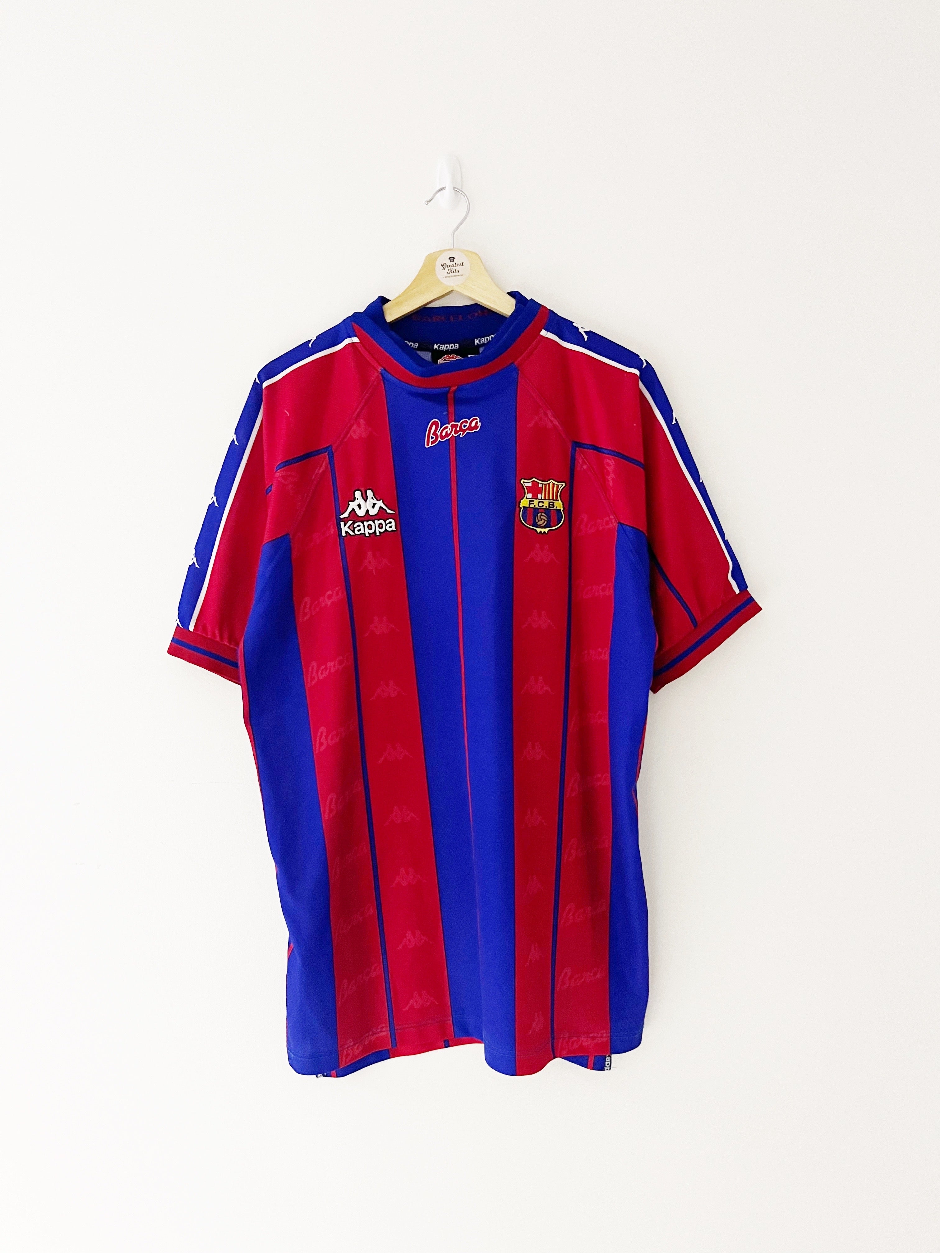 1997/98 Barcelona Home Shirt (XL) 8.5/10