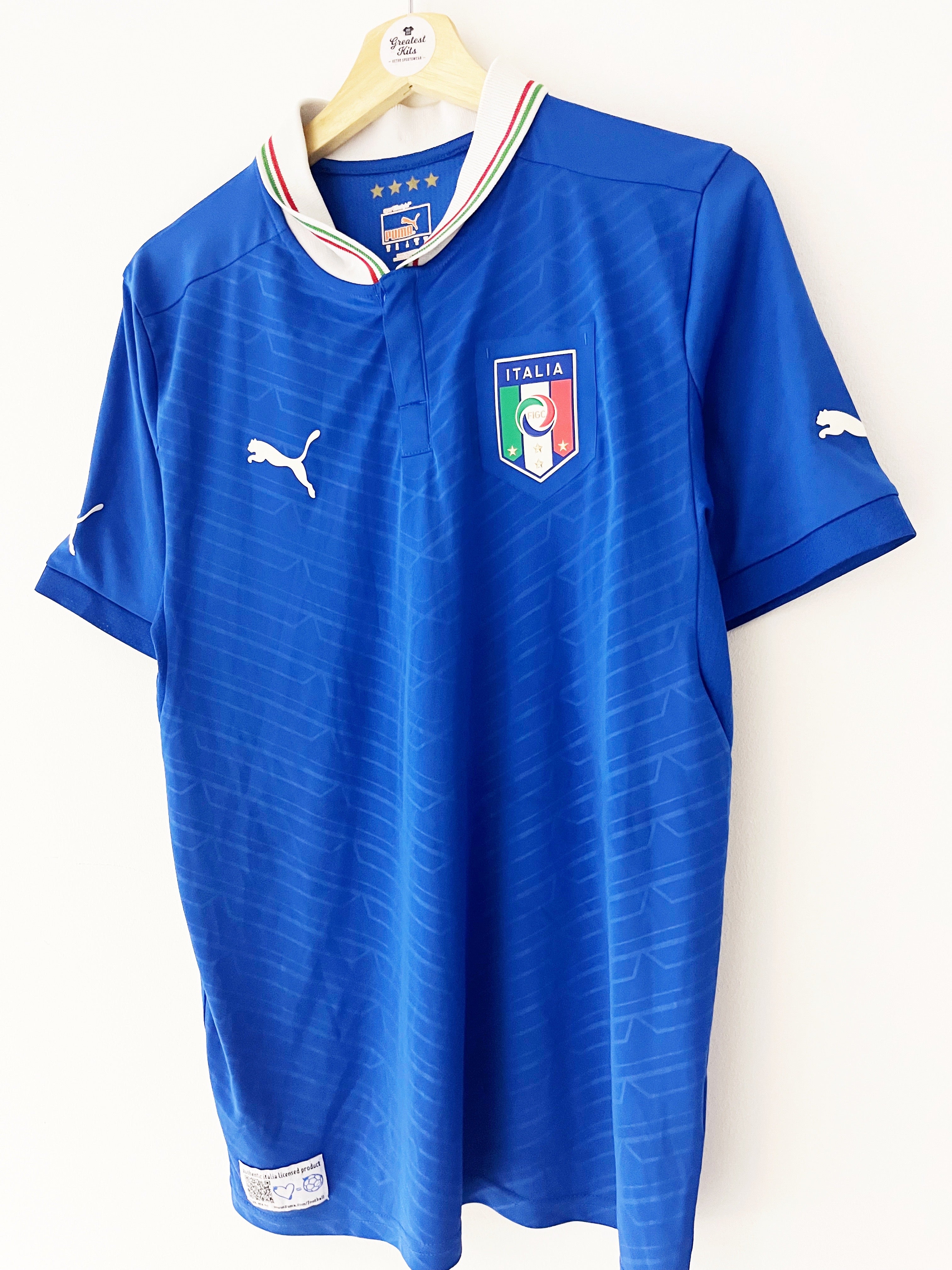 2012/13 Italy Home Shirt (M) 9/10