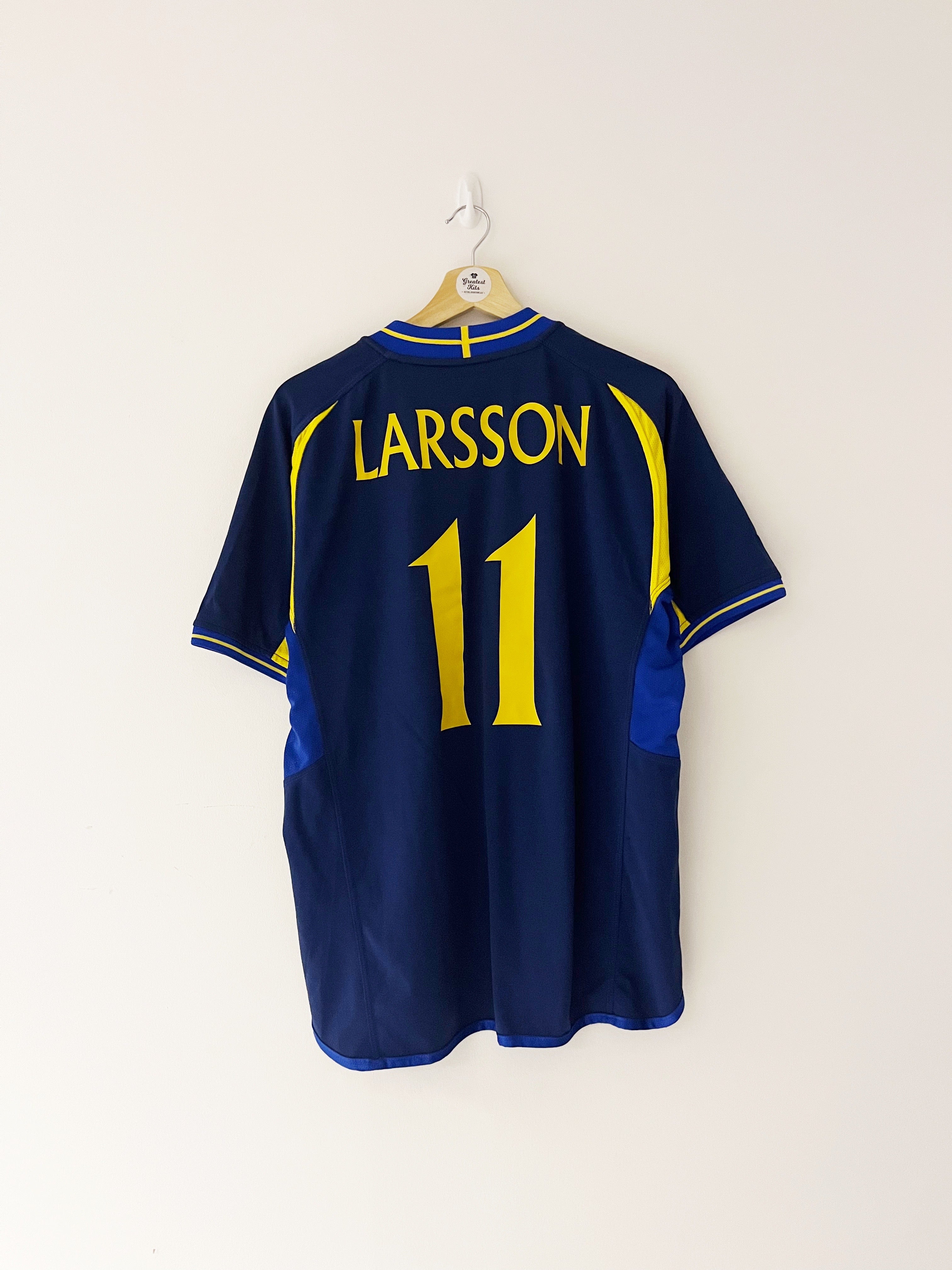 2004/05 Sweden Away/Training Shirt Larsson #11 (XL) 9/10