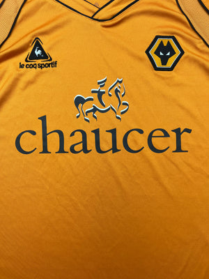 2006/08 Wolves Home L/S Shirt (XL) 9/10