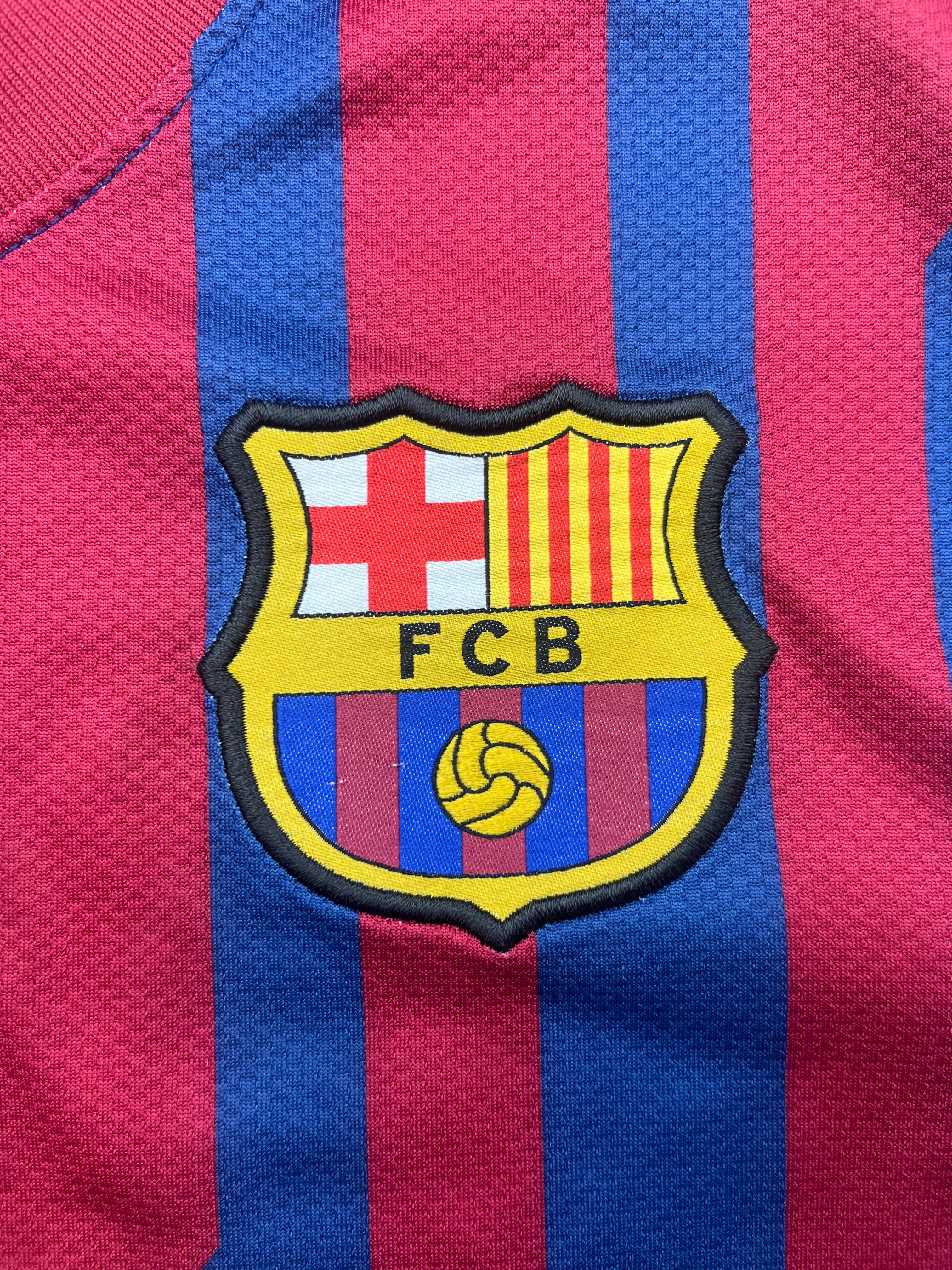 2011/12 Barcelona Home Shirt (S) 9/10