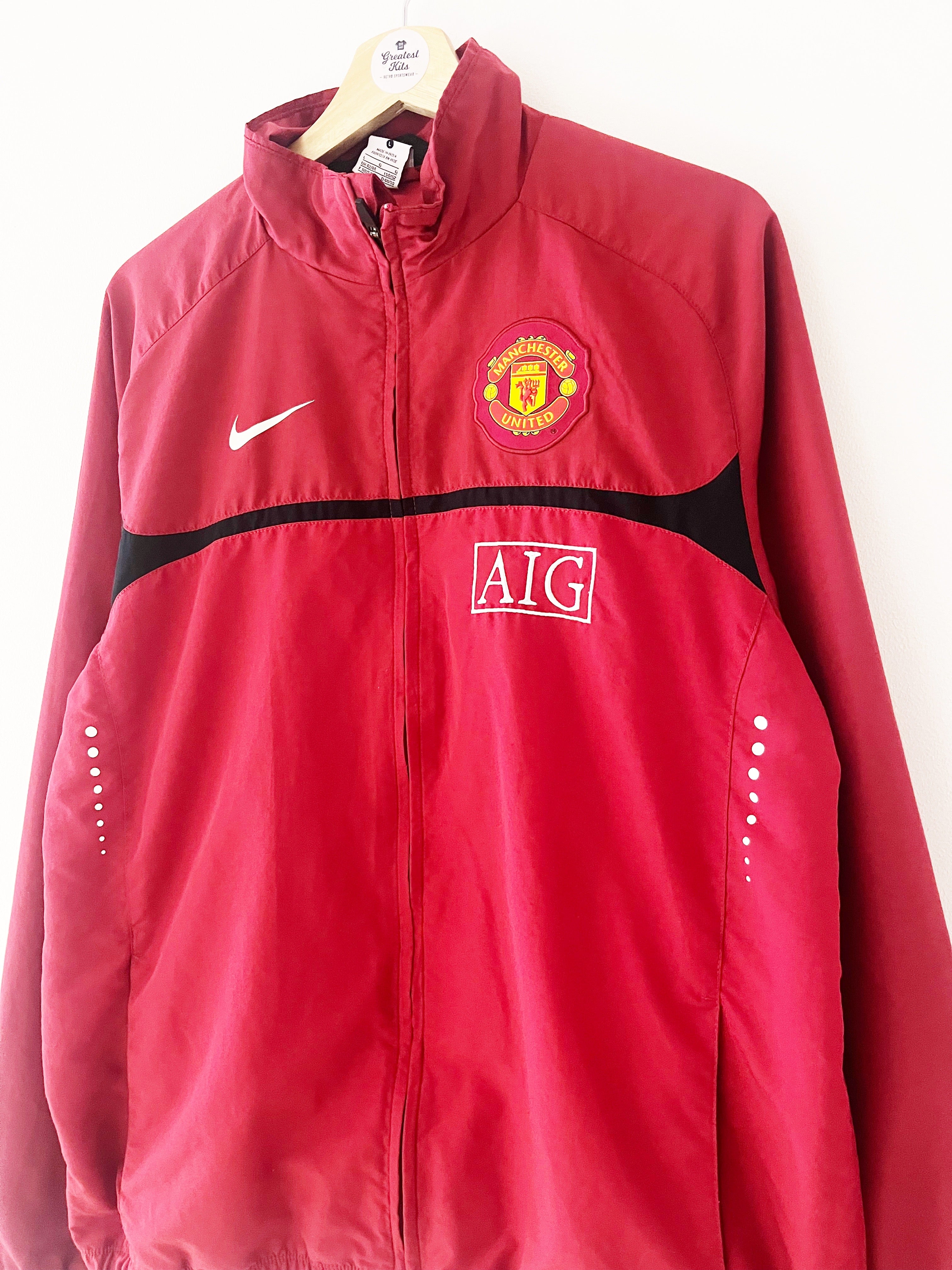 2009/10 Manchester United Training Jacket (L) 9/10