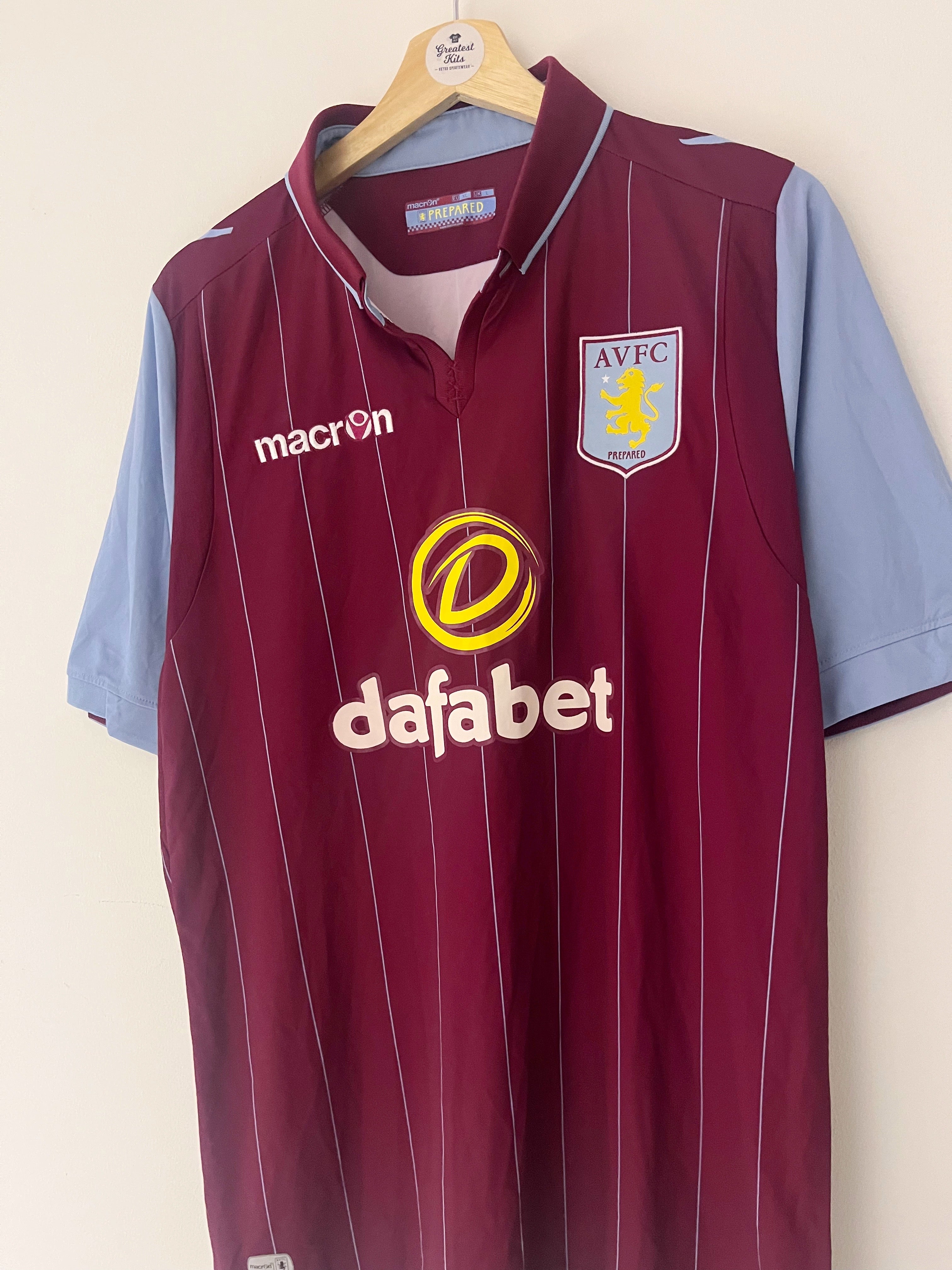 2014/15 Aston Villa Home Shirt (L) 9/10