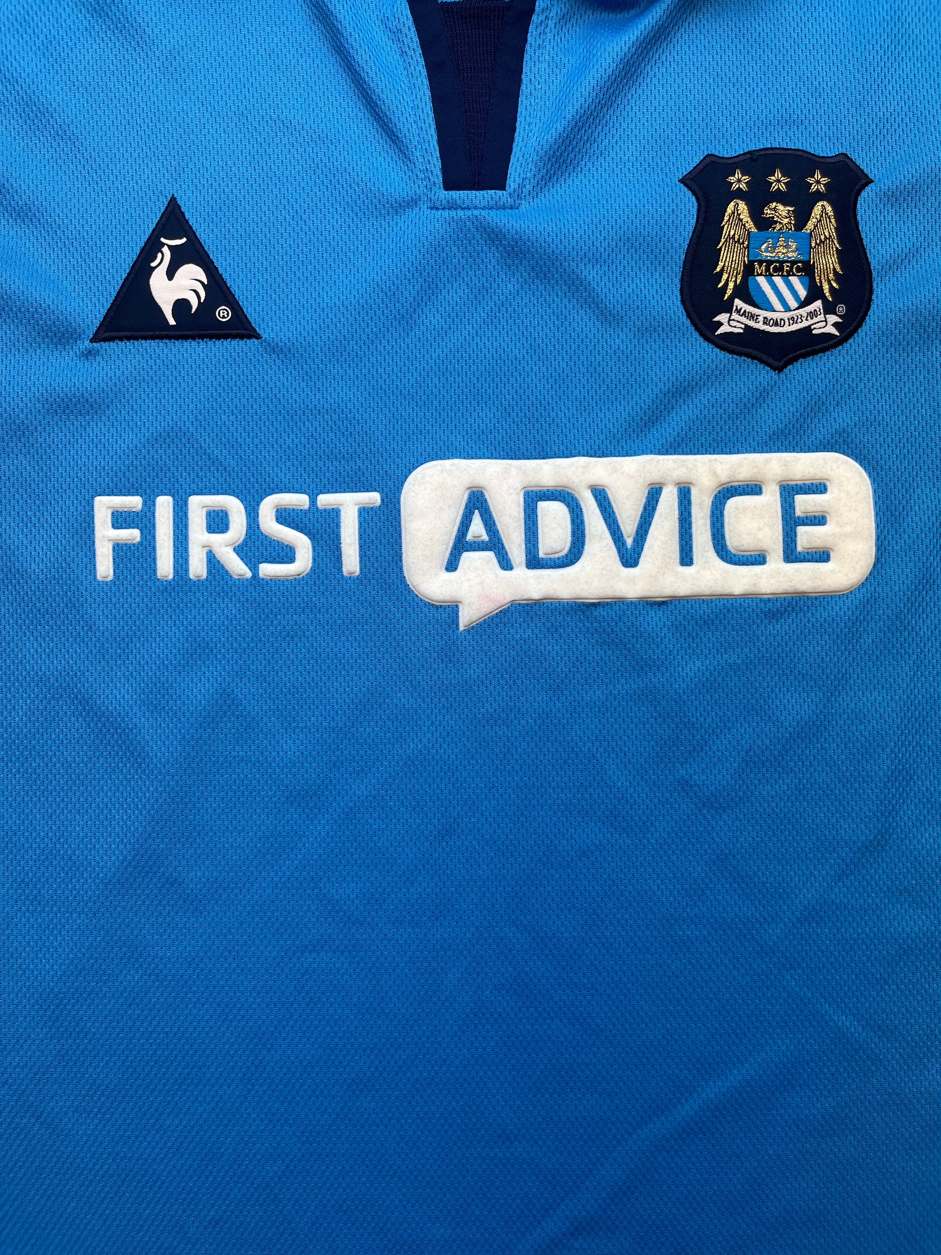 2002/03 Manchester City Home Shirt (S) 8.5/10