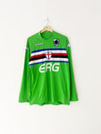 2009/10 Sampdoria GK Shirt (XXL) 8/10