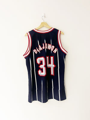 1995/01 Houston Rockets Alternate Champion Jersey Olajuwan #34 (L) 8/10