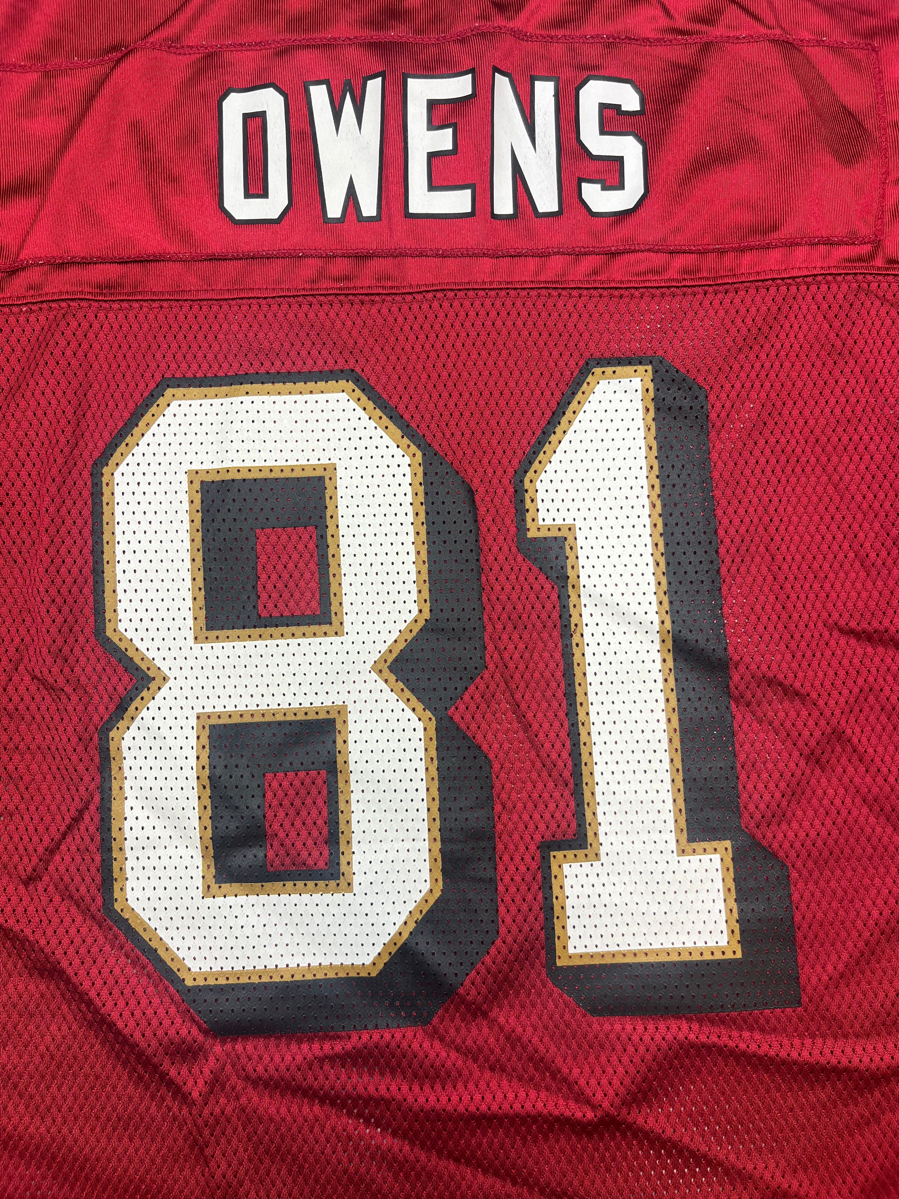 2003 San Francisco 49ers Reebok Home Jersey Owens #81 (XL) 9/10