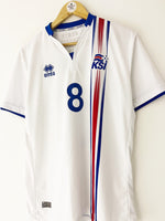 2016/17 Iceland Away Shirt B.Bjarnason #8 (L) 9/10