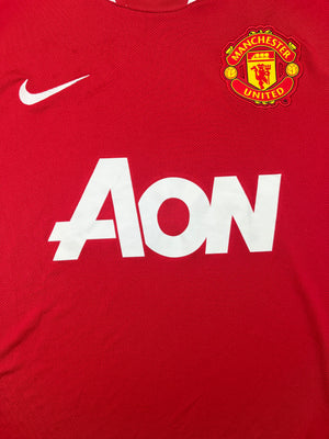 2011/12 Manchester United Home Shirt (M) 9/10